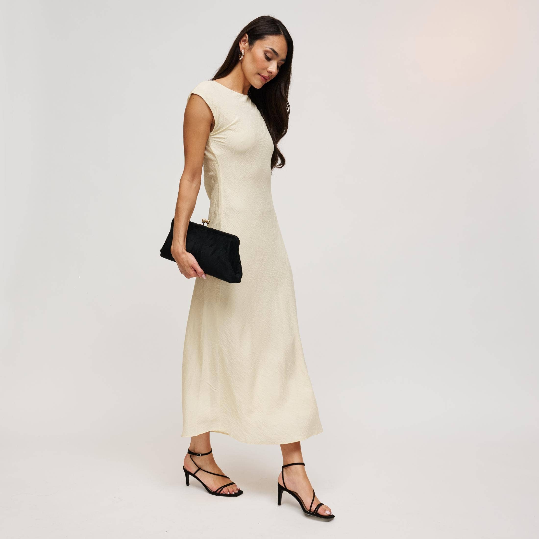 Kristin - Faux Suede Clutch
