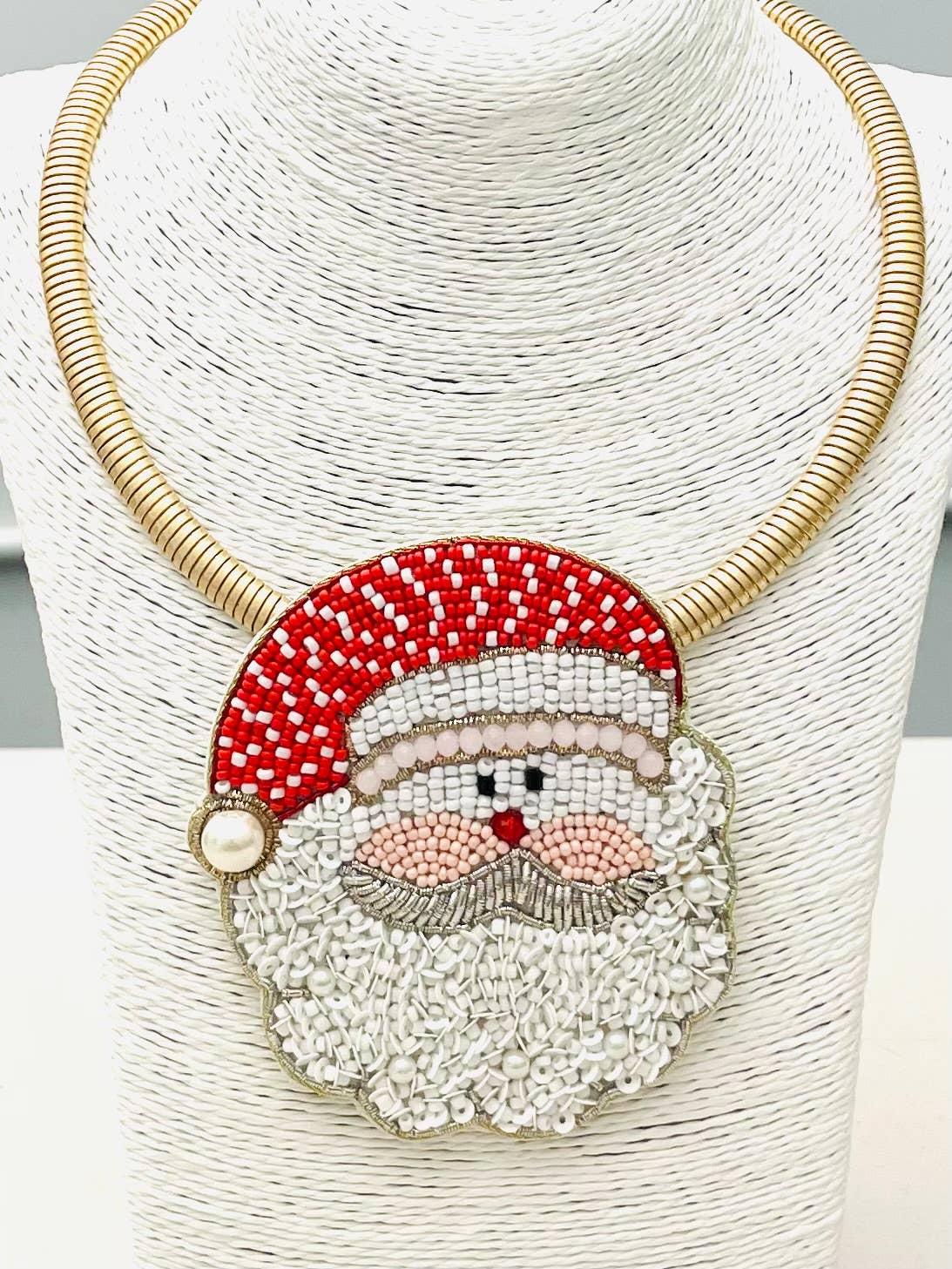 Christmas Beaded Necklace