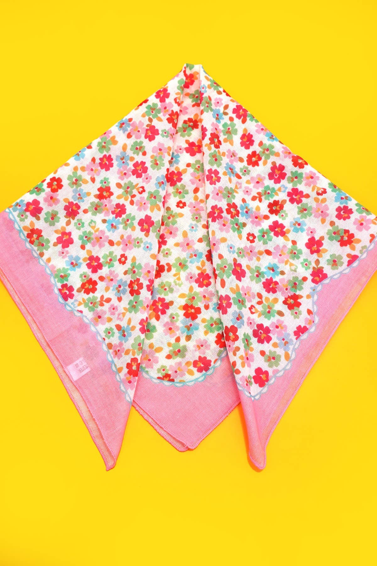 DITSY PRINT SILKY FEELING BANDANA SCARF |