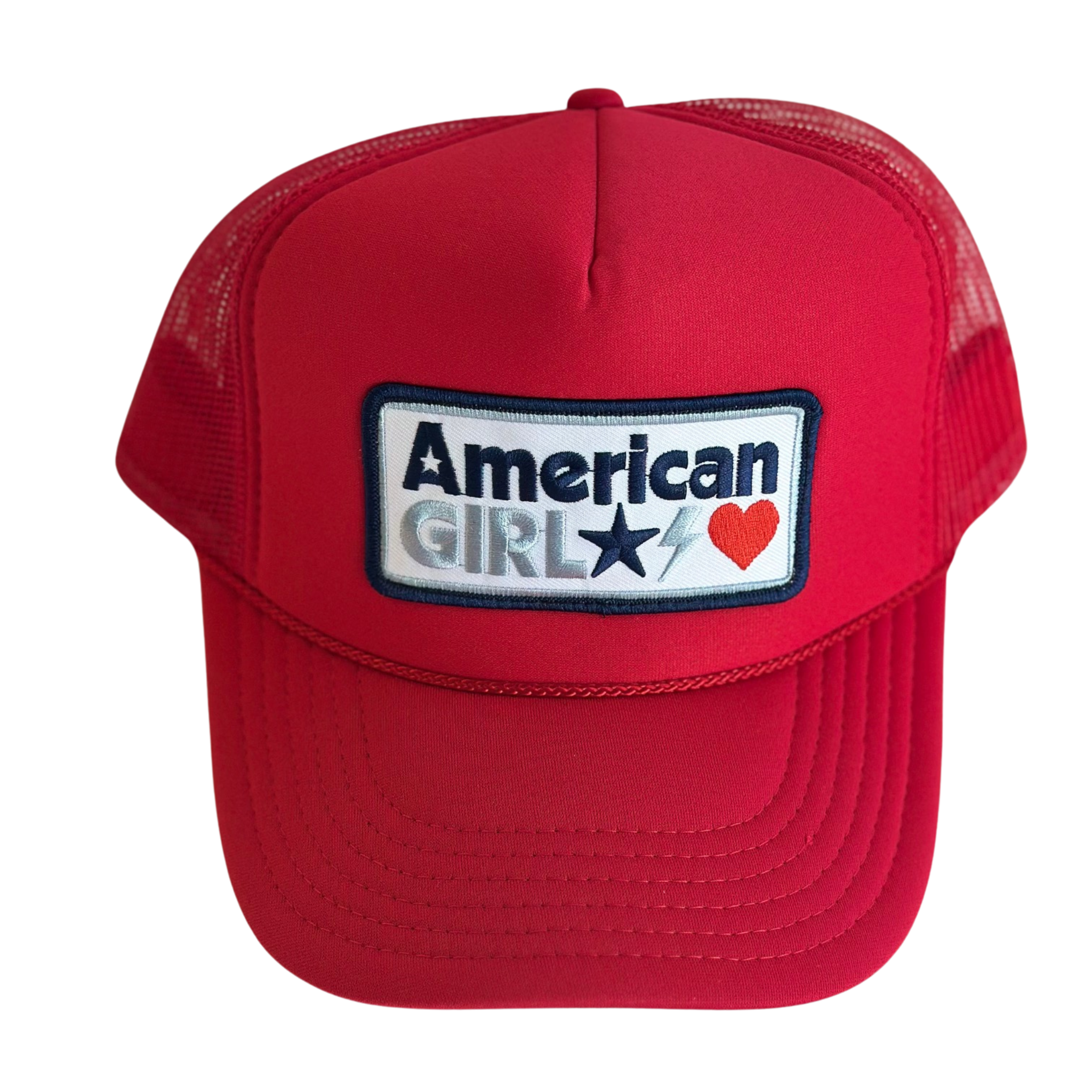 American Girl Patch Trucker Hat