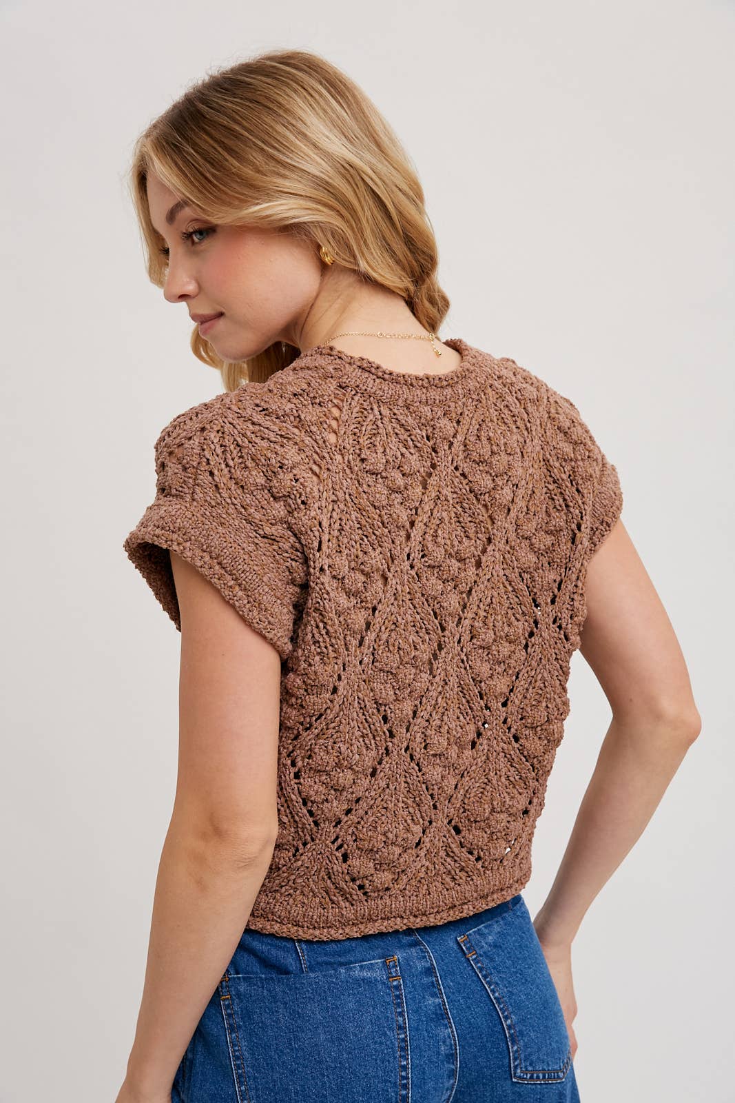 Beige Vibes Short Sweater
