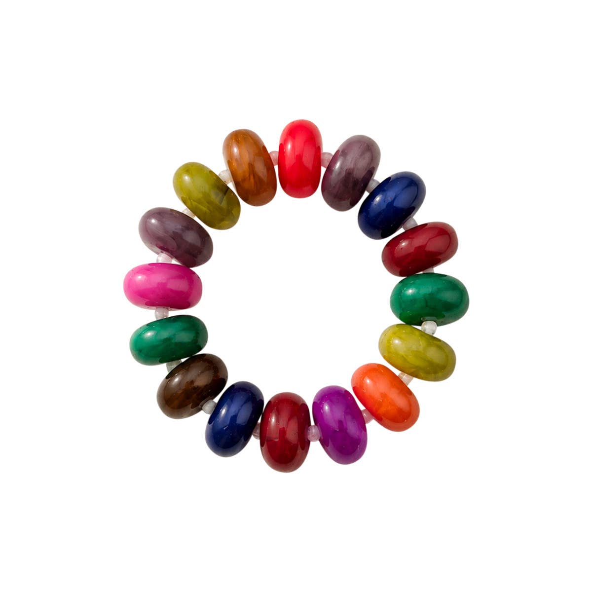 Bora Chunky Stretch Bracelet - Dark Multi