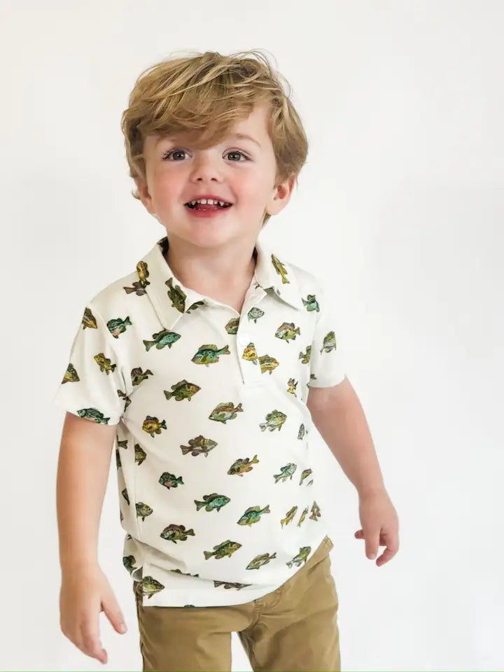 Lake Fish Polo Shirt