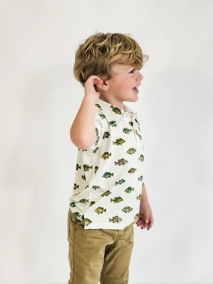 Lake Fish Polo Shirt