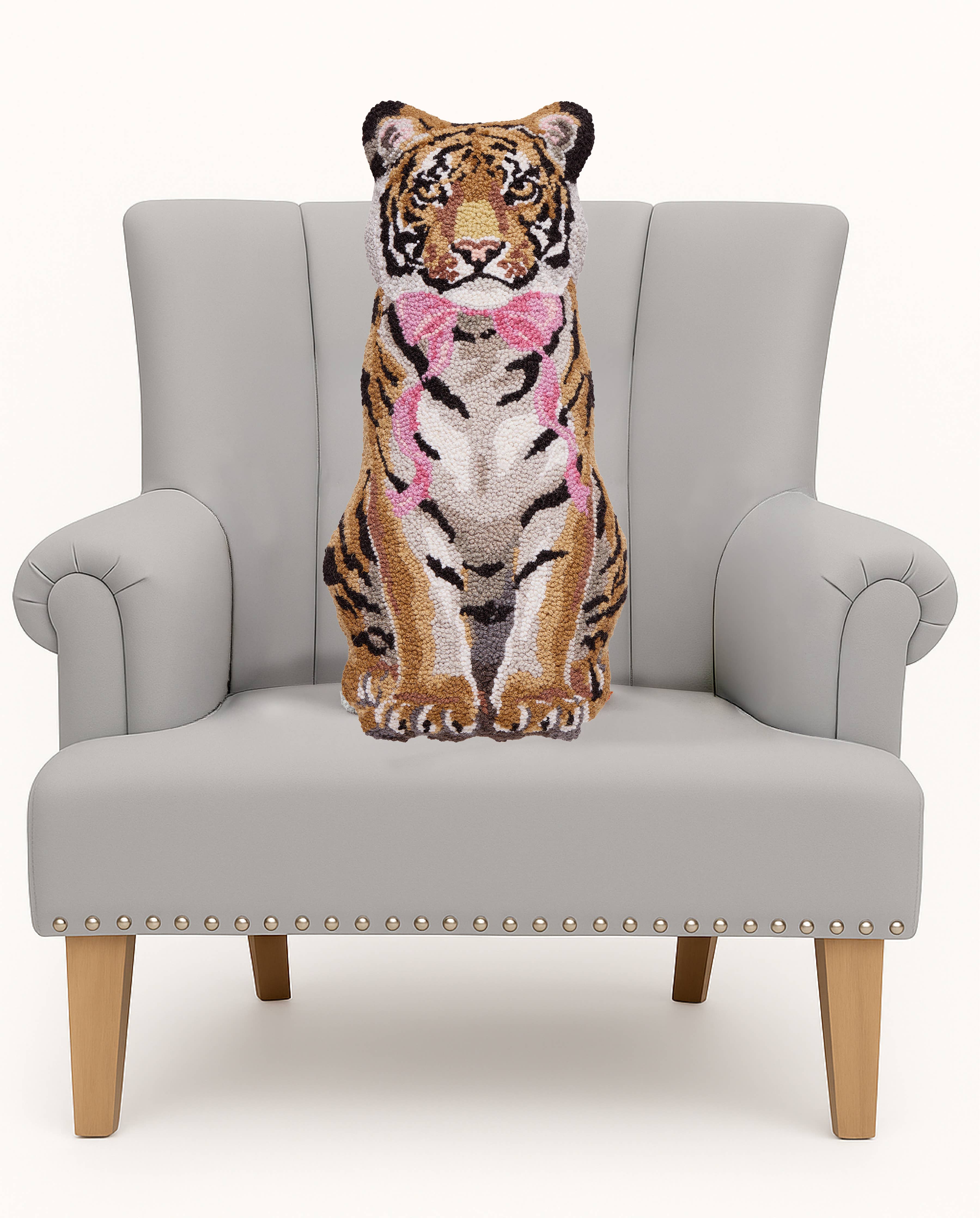 Shaped Tiger Hook Pillow