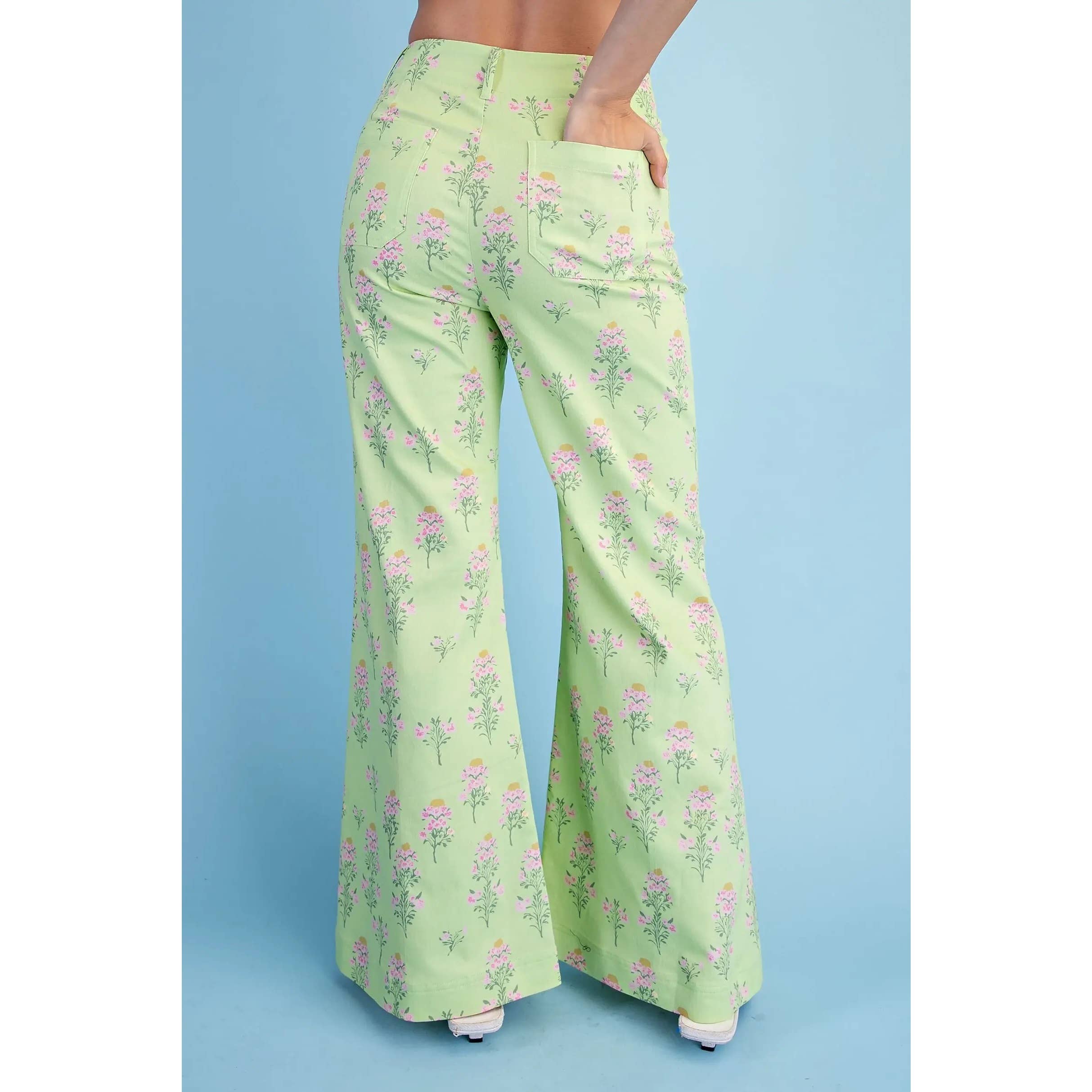 Wasabi Floral Pants