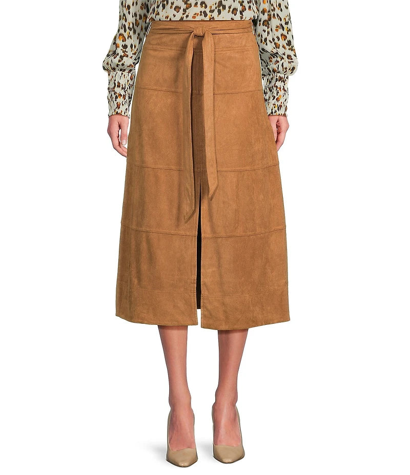 Shanna Suede Skirt (2colors)