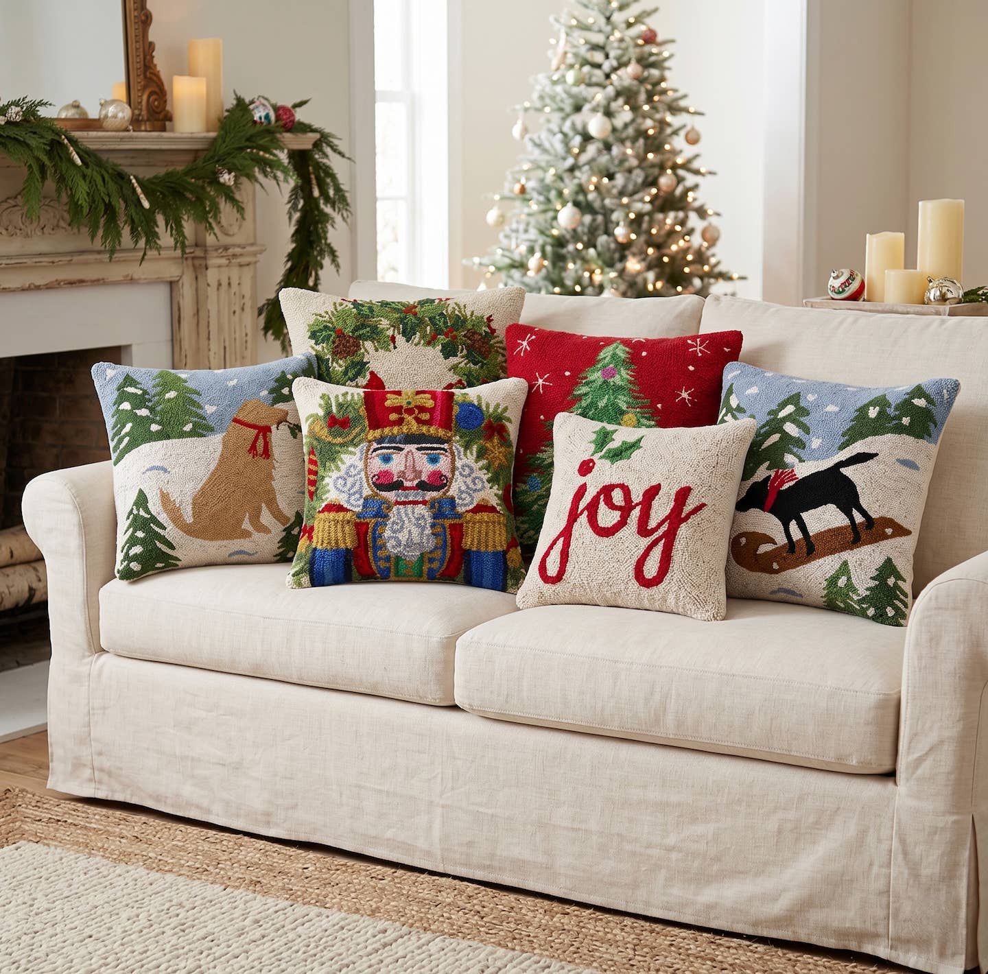 JOY HOOK PILLOW - The Pillow Shop
