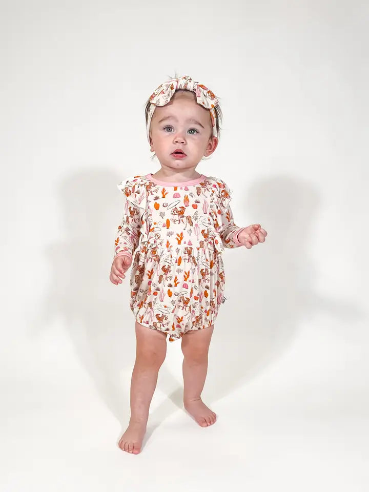Cowgirls Bubble Romper