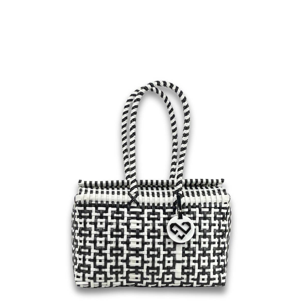Gelato White N Black Purse