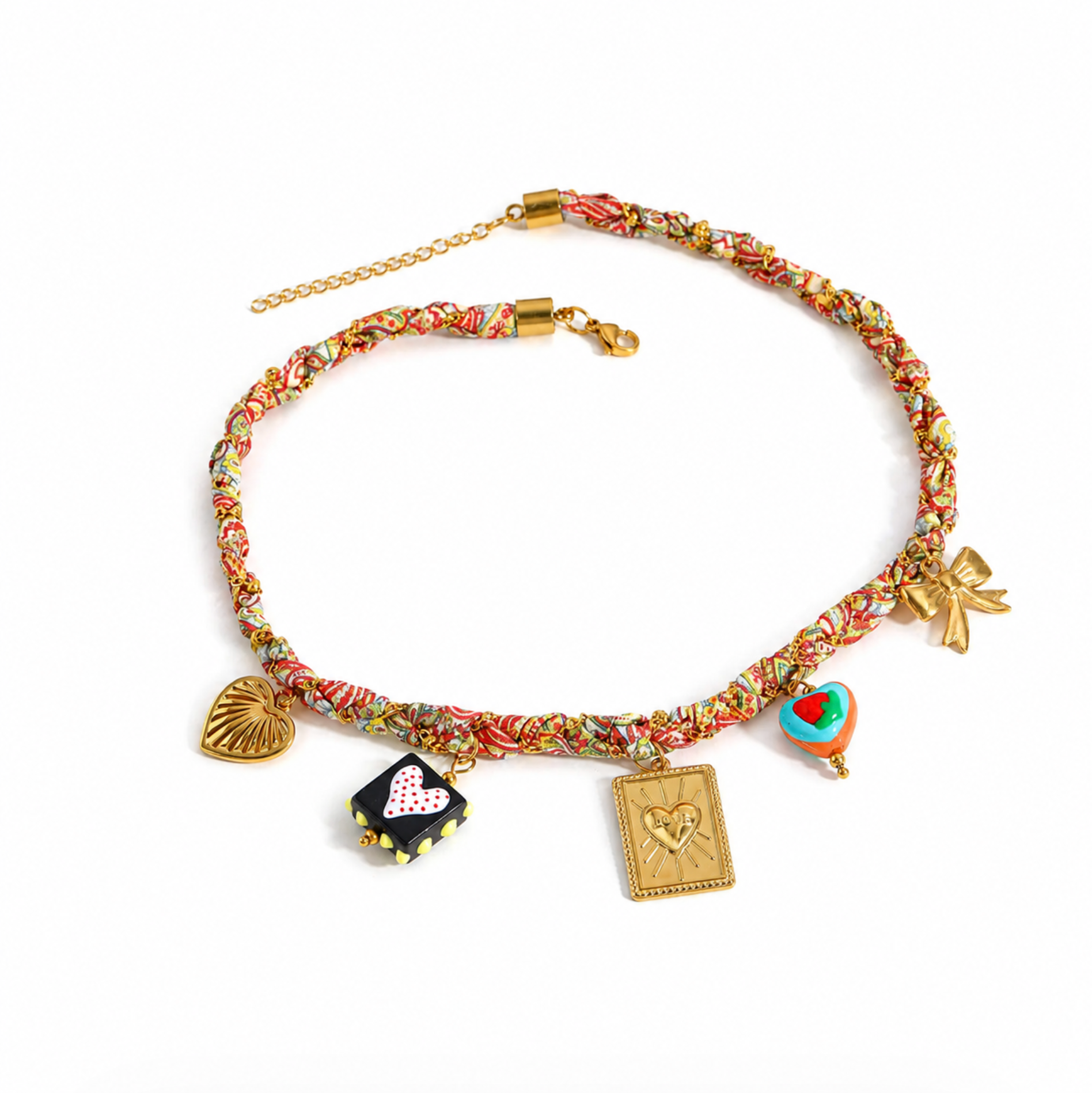 Charmed Golden Statement Necklace |