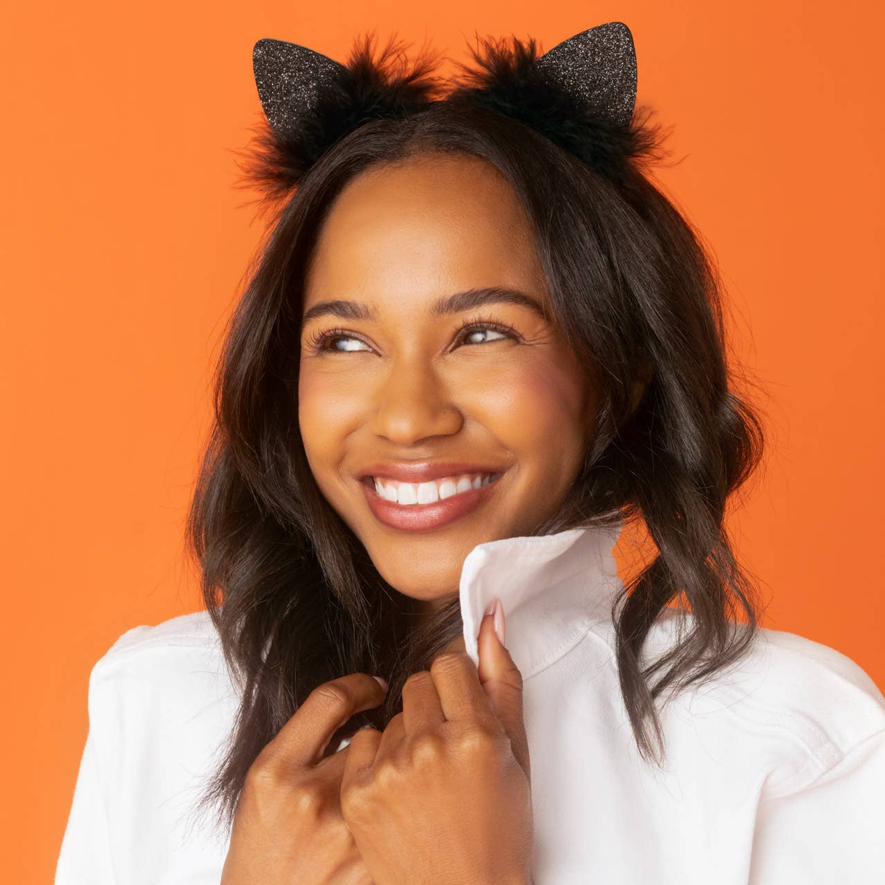 Satin Cat Ears Headband