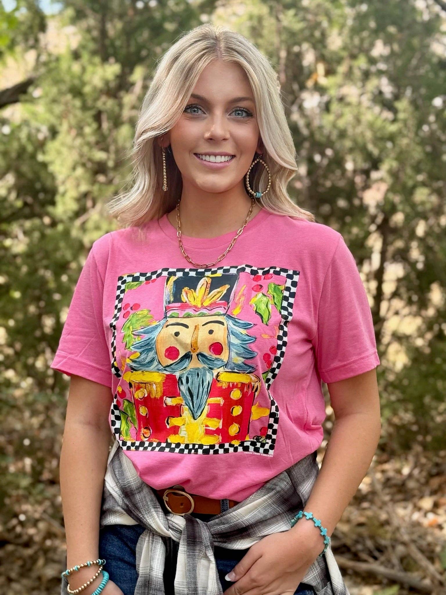 Callie's Checkered Nutcracker Tee