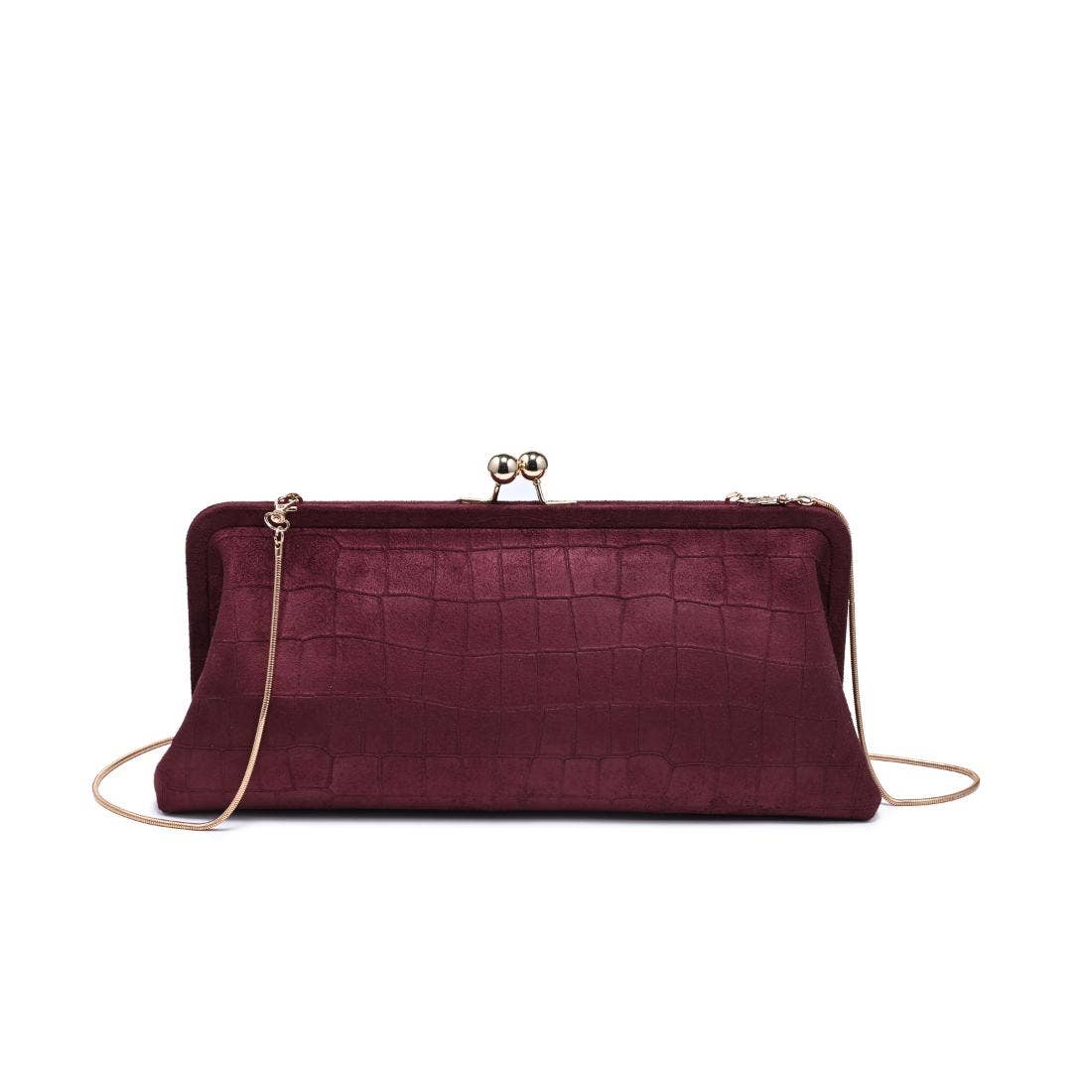 Kristin - Faux Suede Clutch