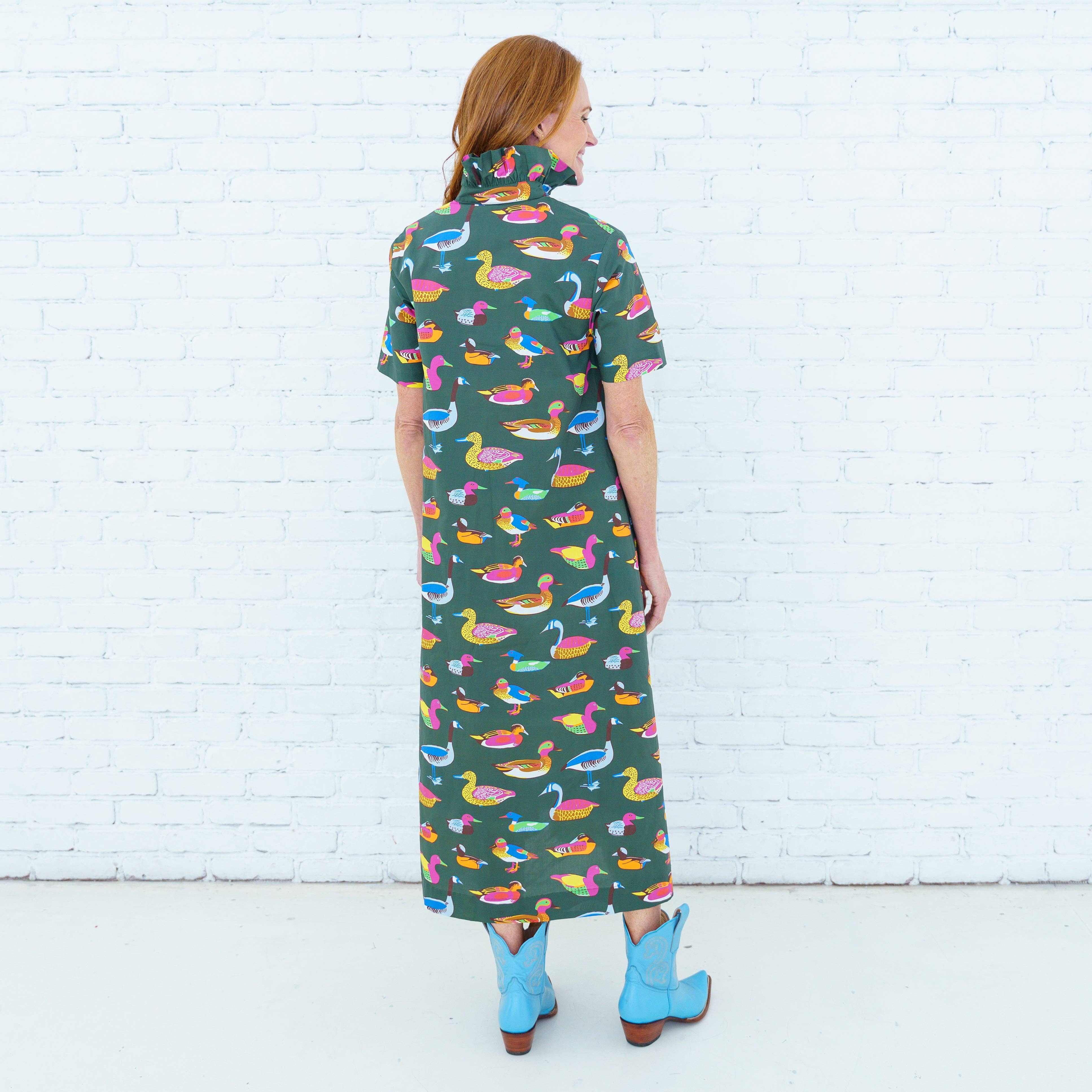 Georgia Duck Dress Olive