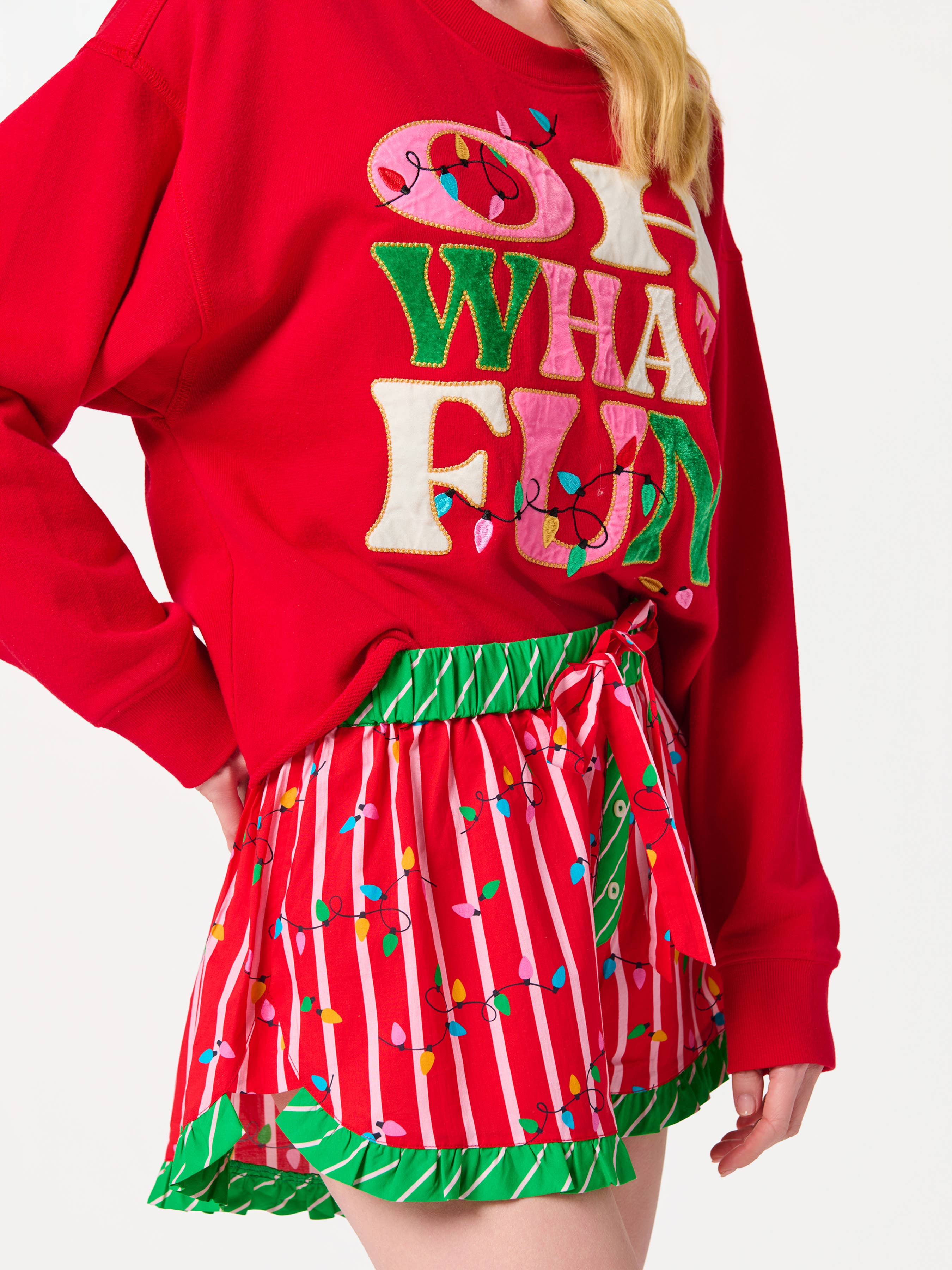 OH WHAT FUN" SWEATSHIRTS