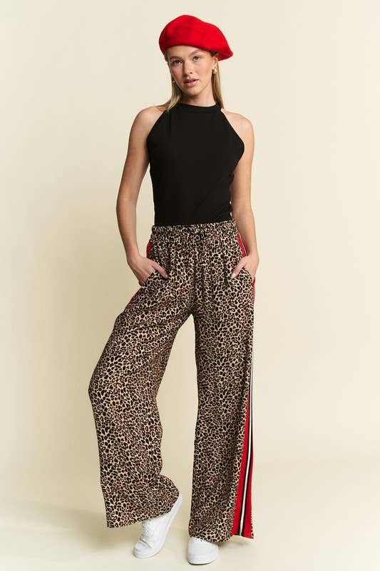 LEOPARD Racing Stripes Pant