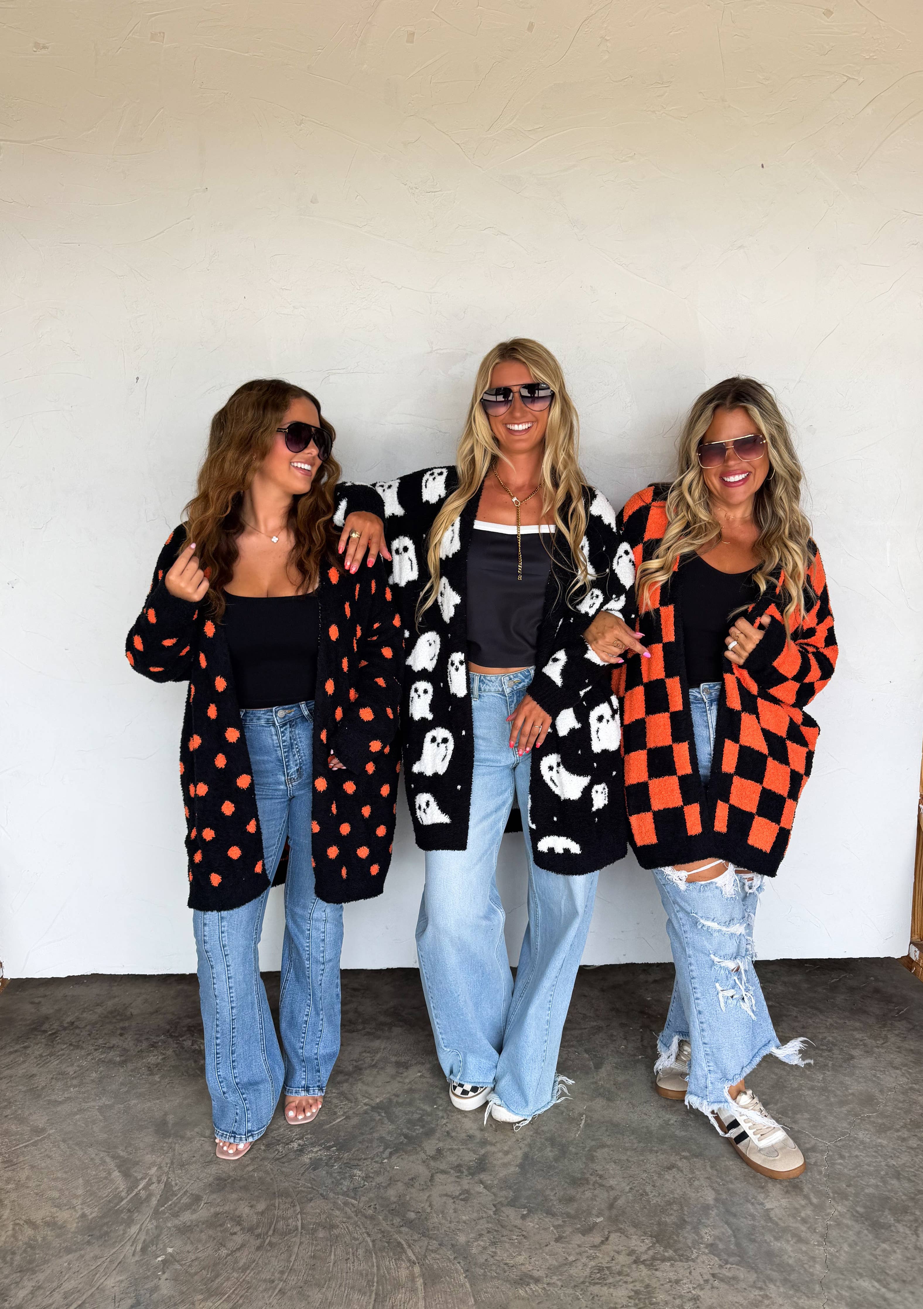 BOO CREW REVERSIBLE CLOUD CARDIGAN 3 colors