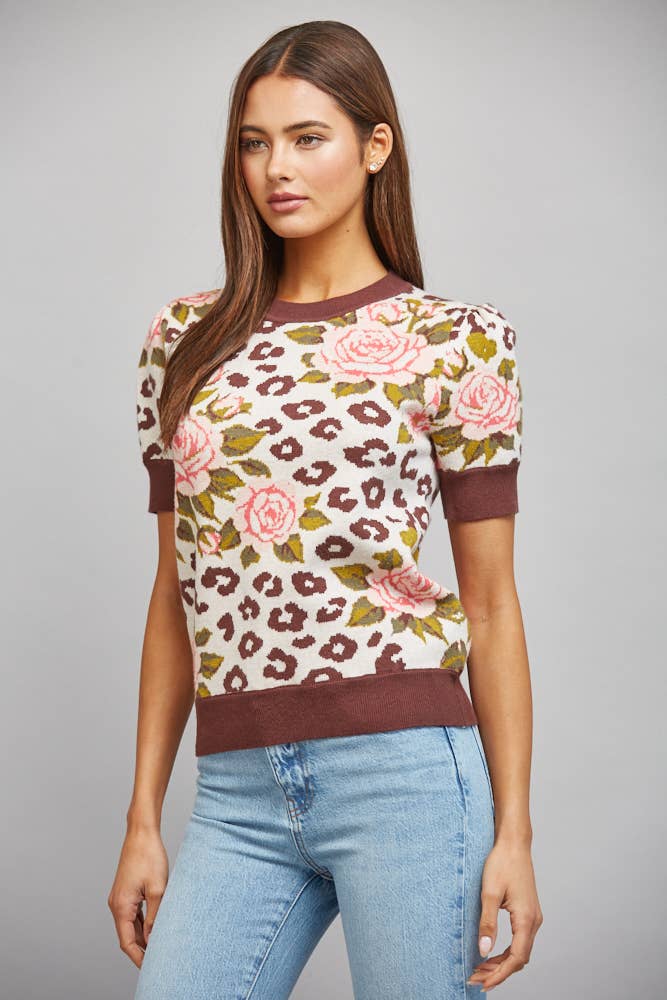 Rose JACQUARD SWEATER