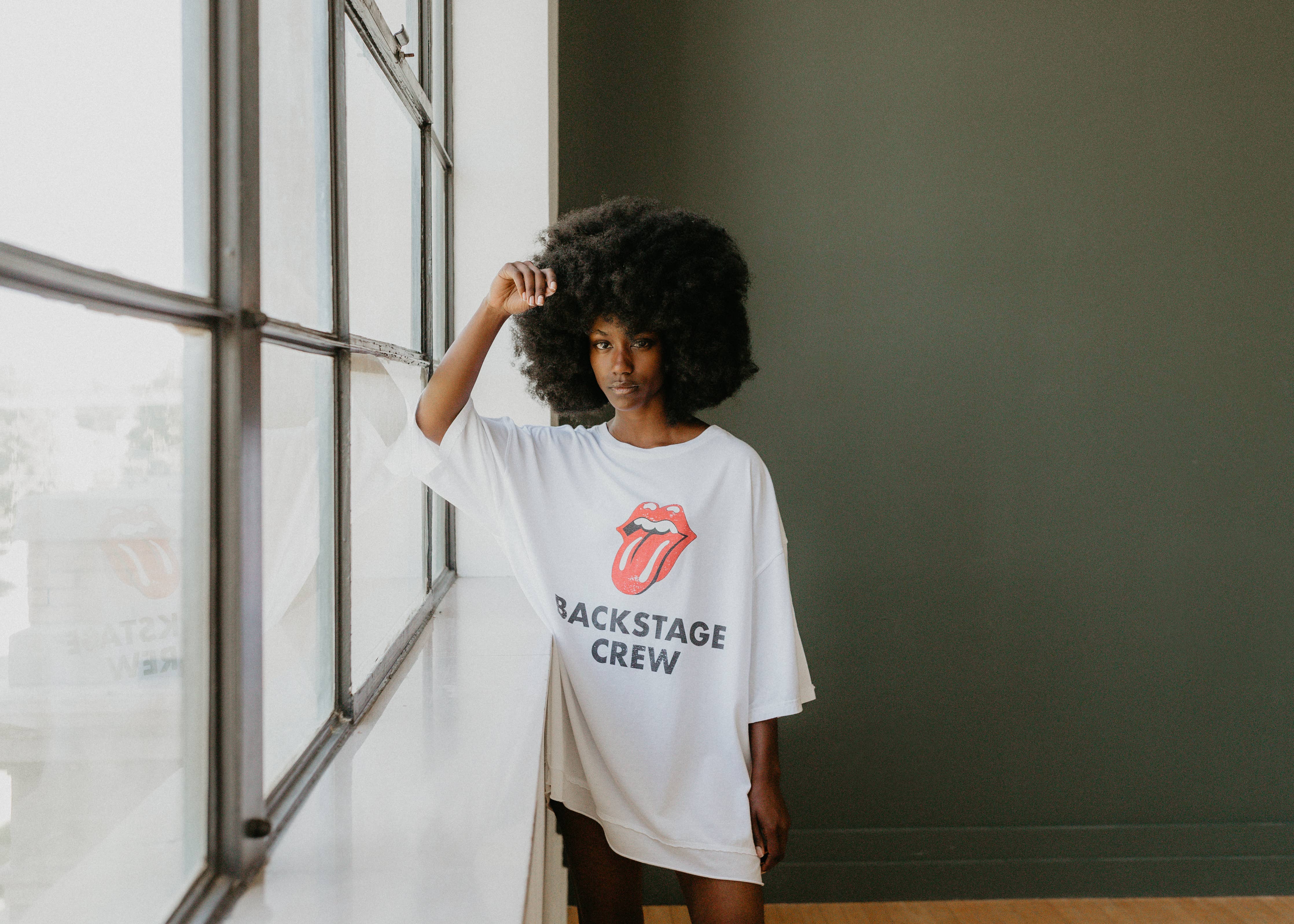Rolling Stones Backstage Crew Oversized Tee