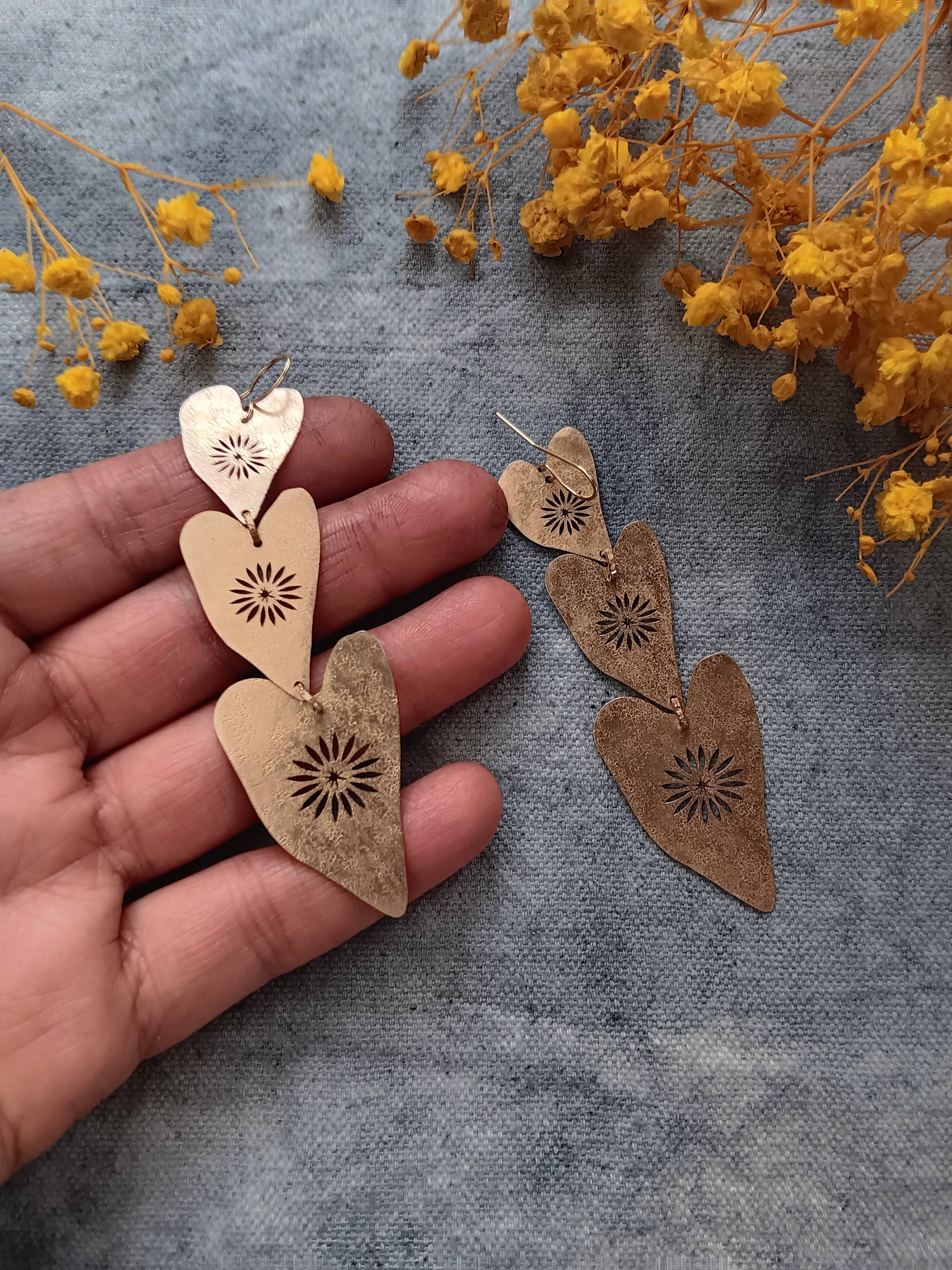 Hearts Cascade Earrings