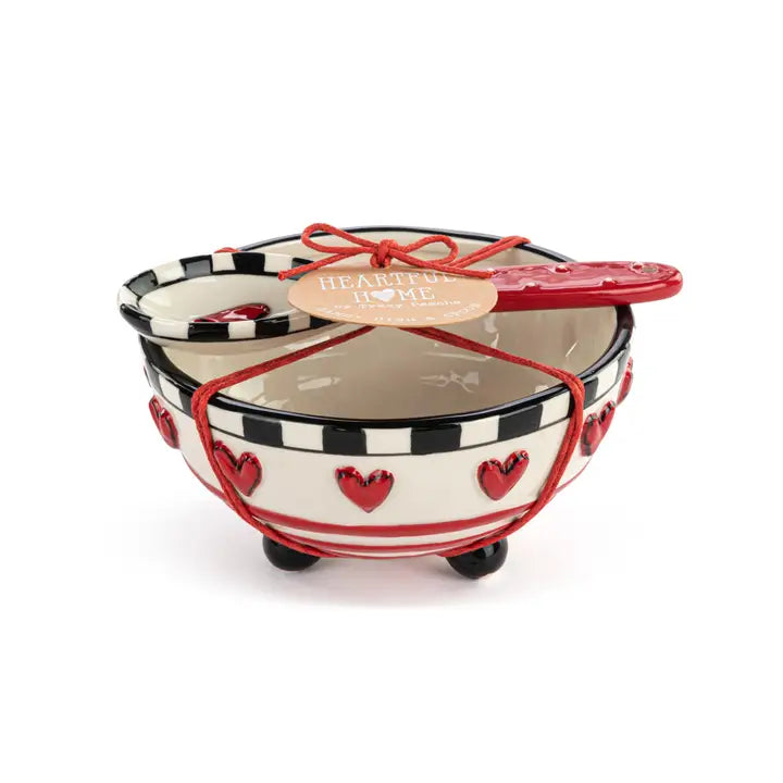 Holiday Heart Candy Dish