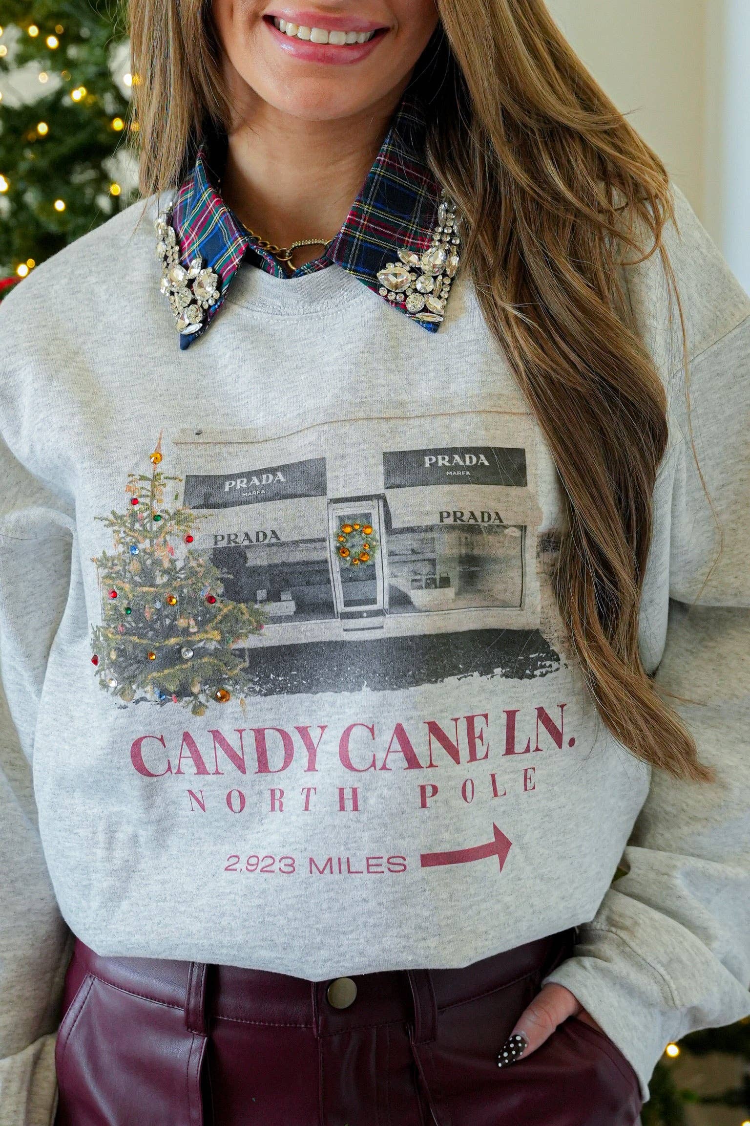 CANDY CANE X MARFA CREWNECK