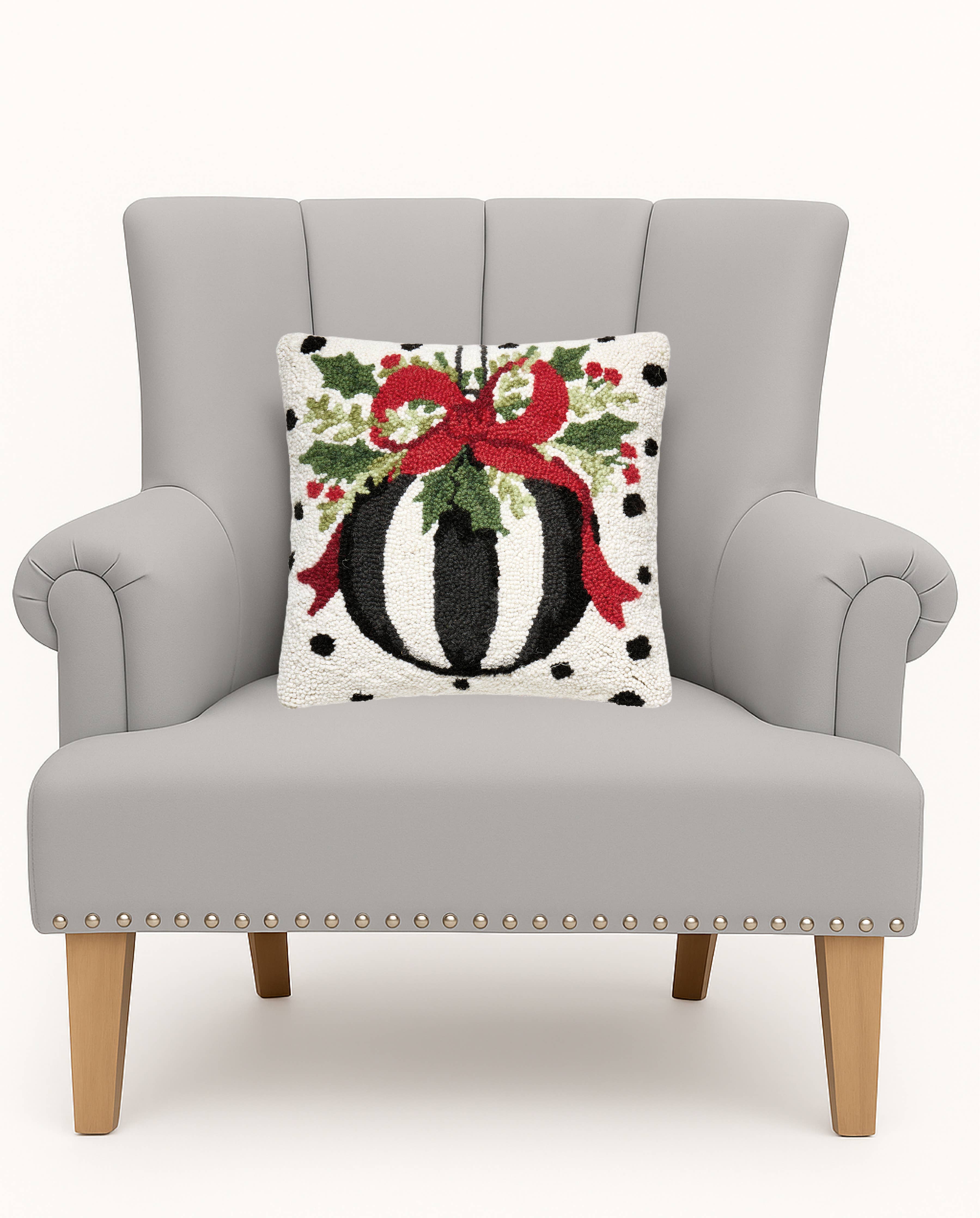 Polka Ornament Hook Pillow