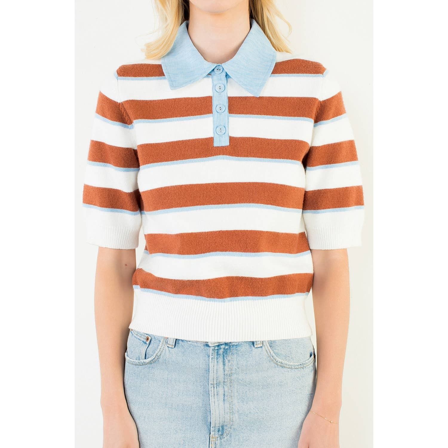 Stripe Knit Top