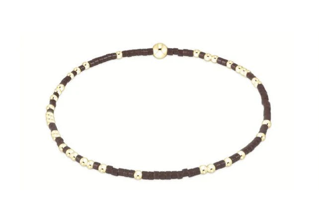 Hope Unwritten Chocolate Beaded Bracelet