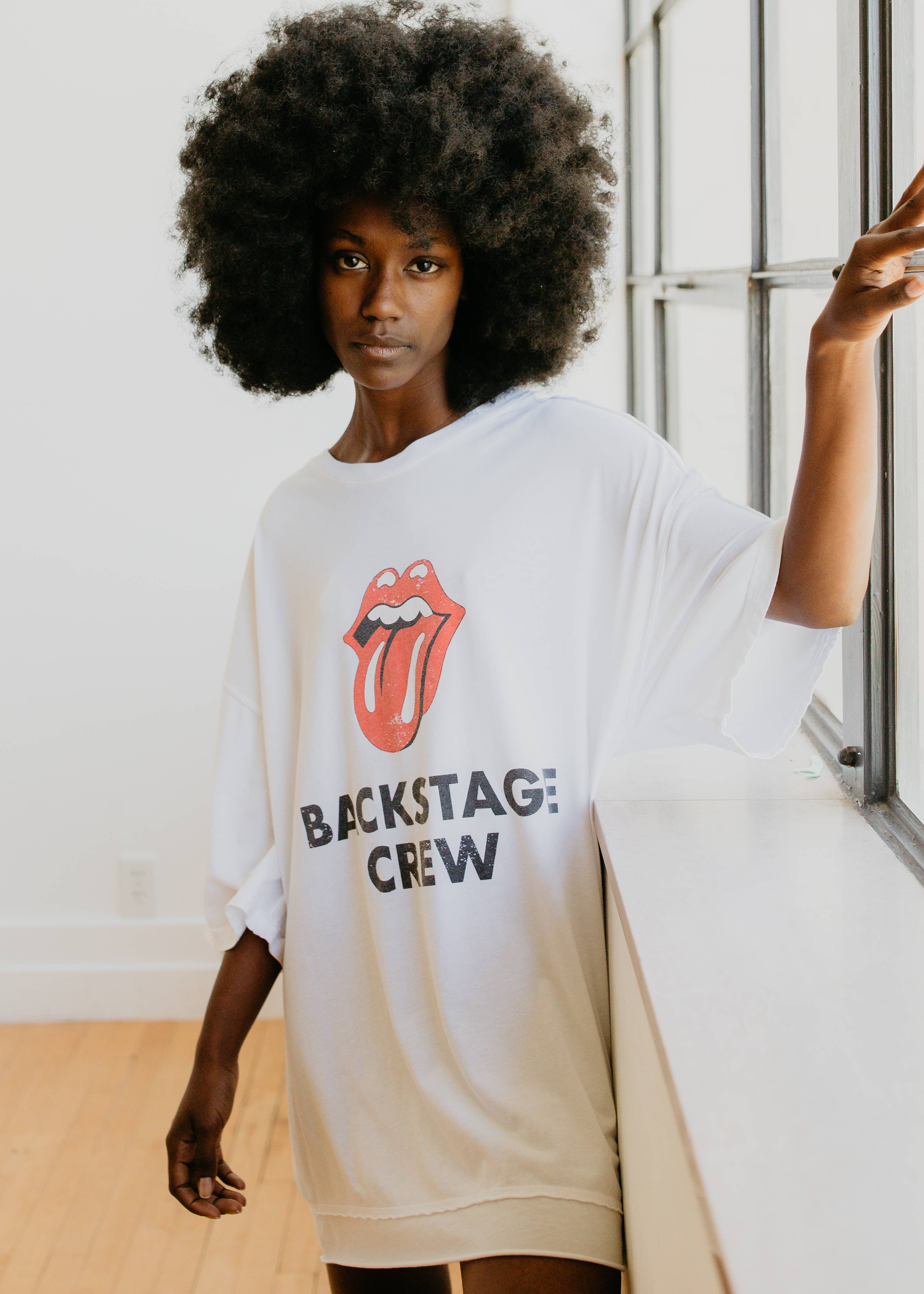 Rolling Stones Backstage Crew Oversized Tee
