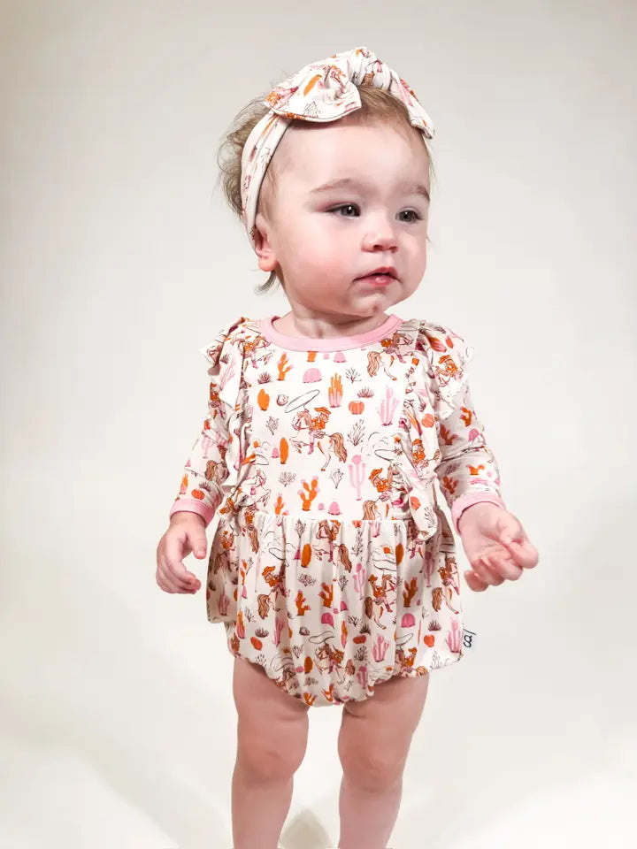 Cowgirls Bubble Romper