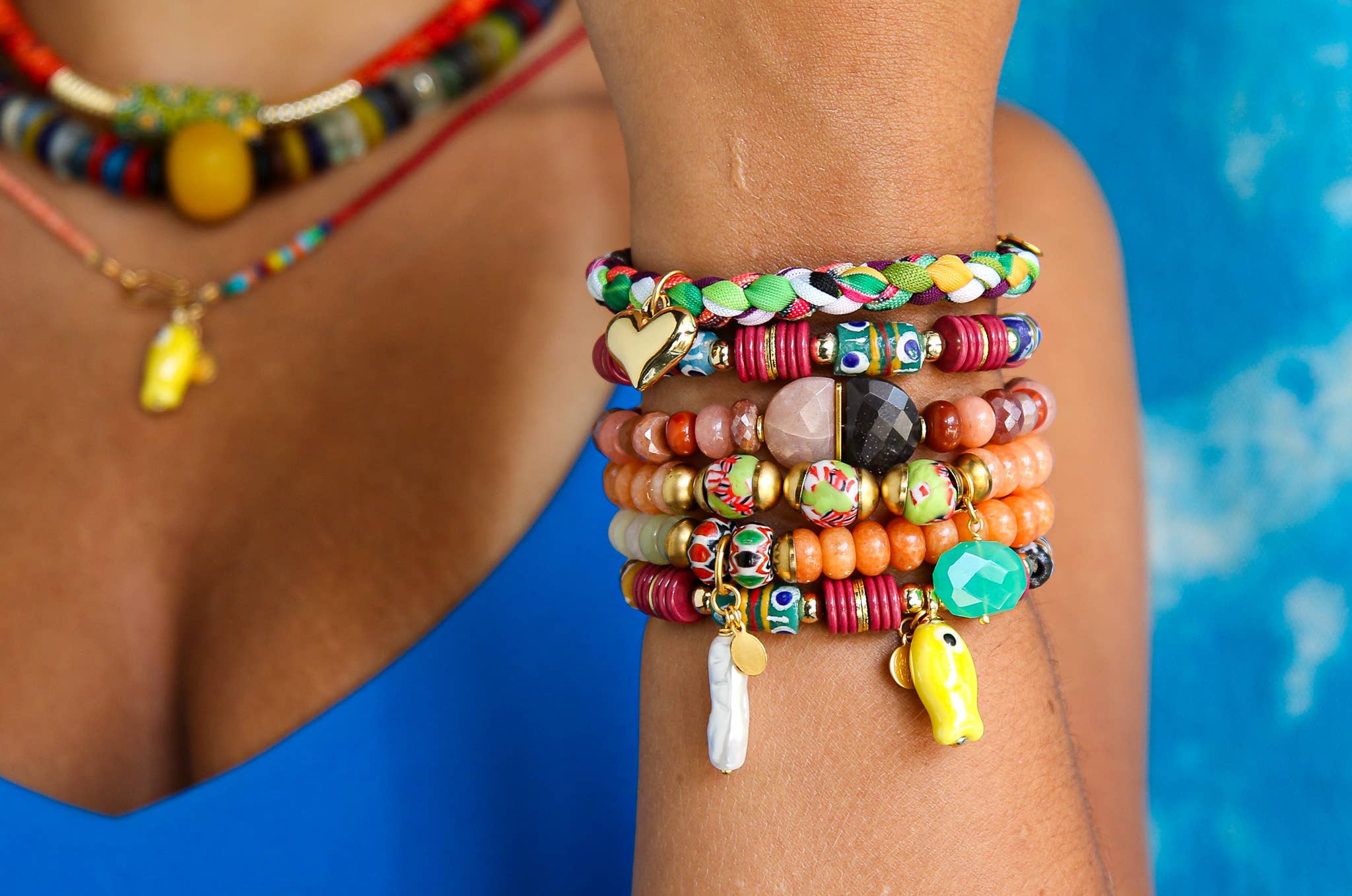 Calypso Beaded Bracelet