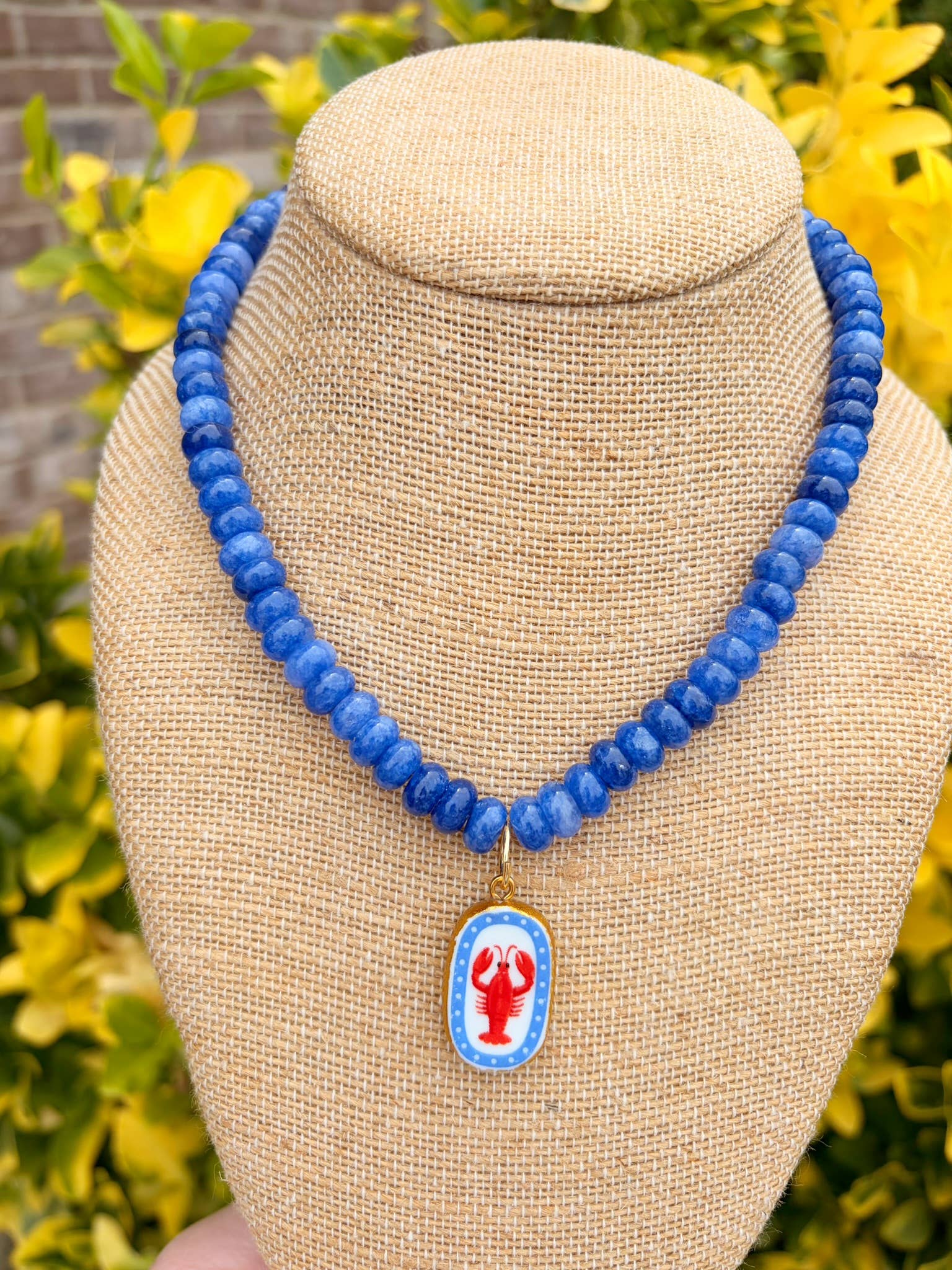 Lobster Pendant Necklace
