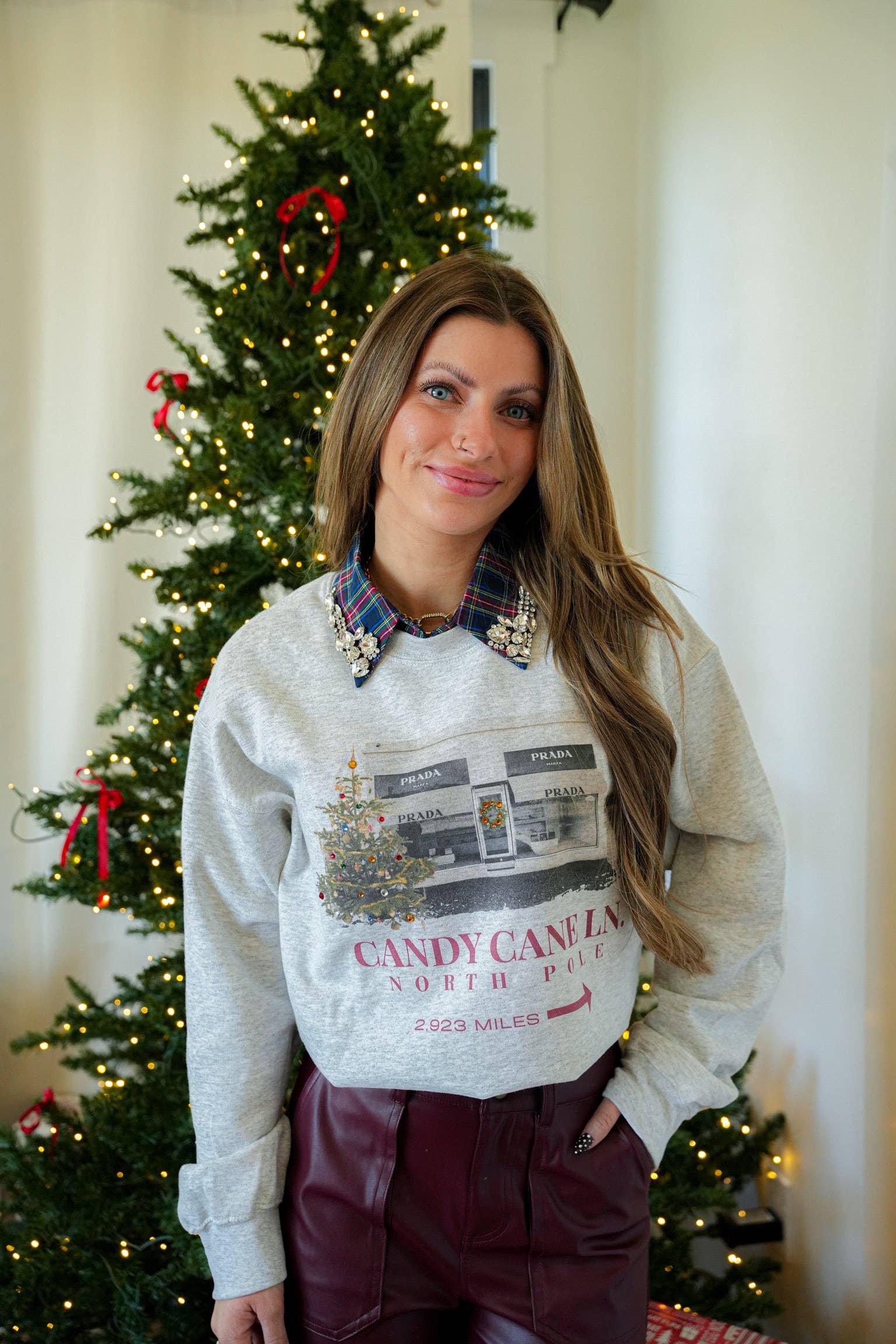 CANDY CANE X MARFA CREWNECK