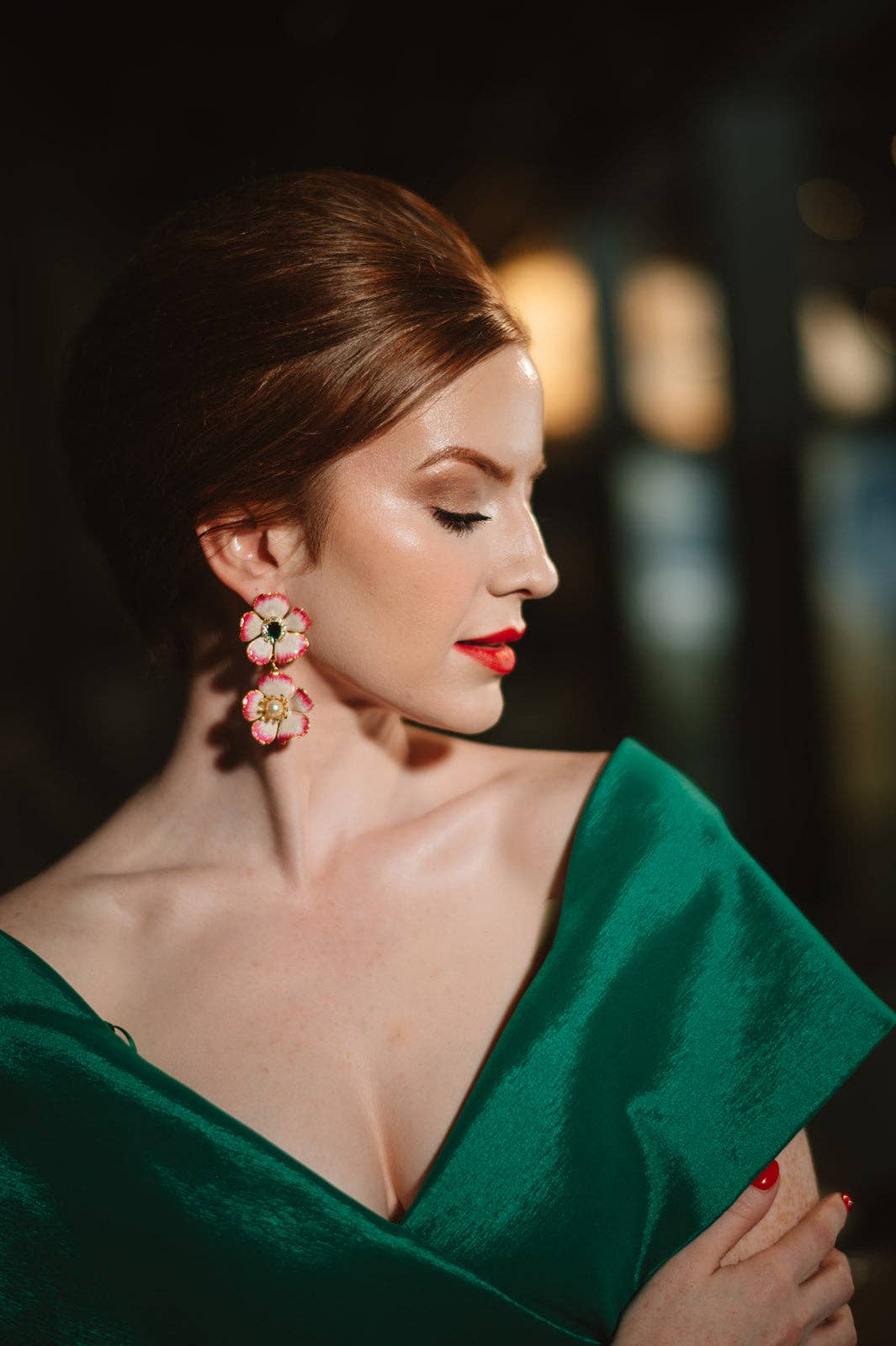 Flora Drop in Pink Pearl