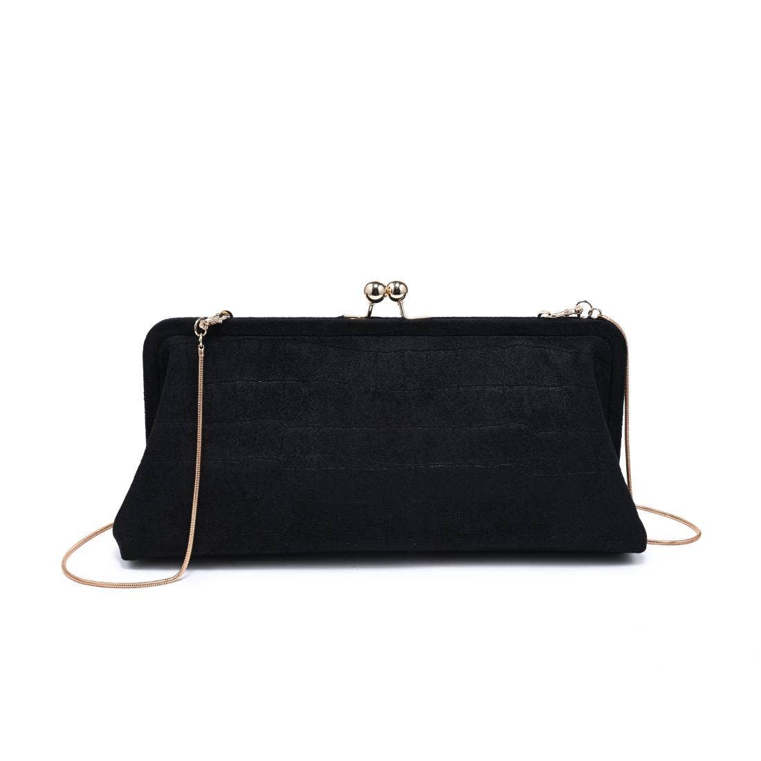 Kristin - Faux Suede Clutch