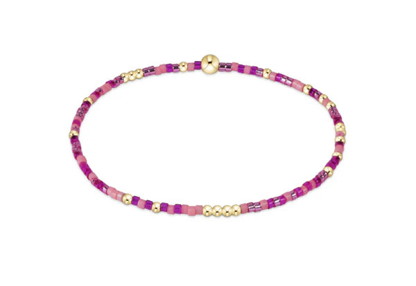 Hope Unwritten Back To The Fuchsia Beaded Bracelet