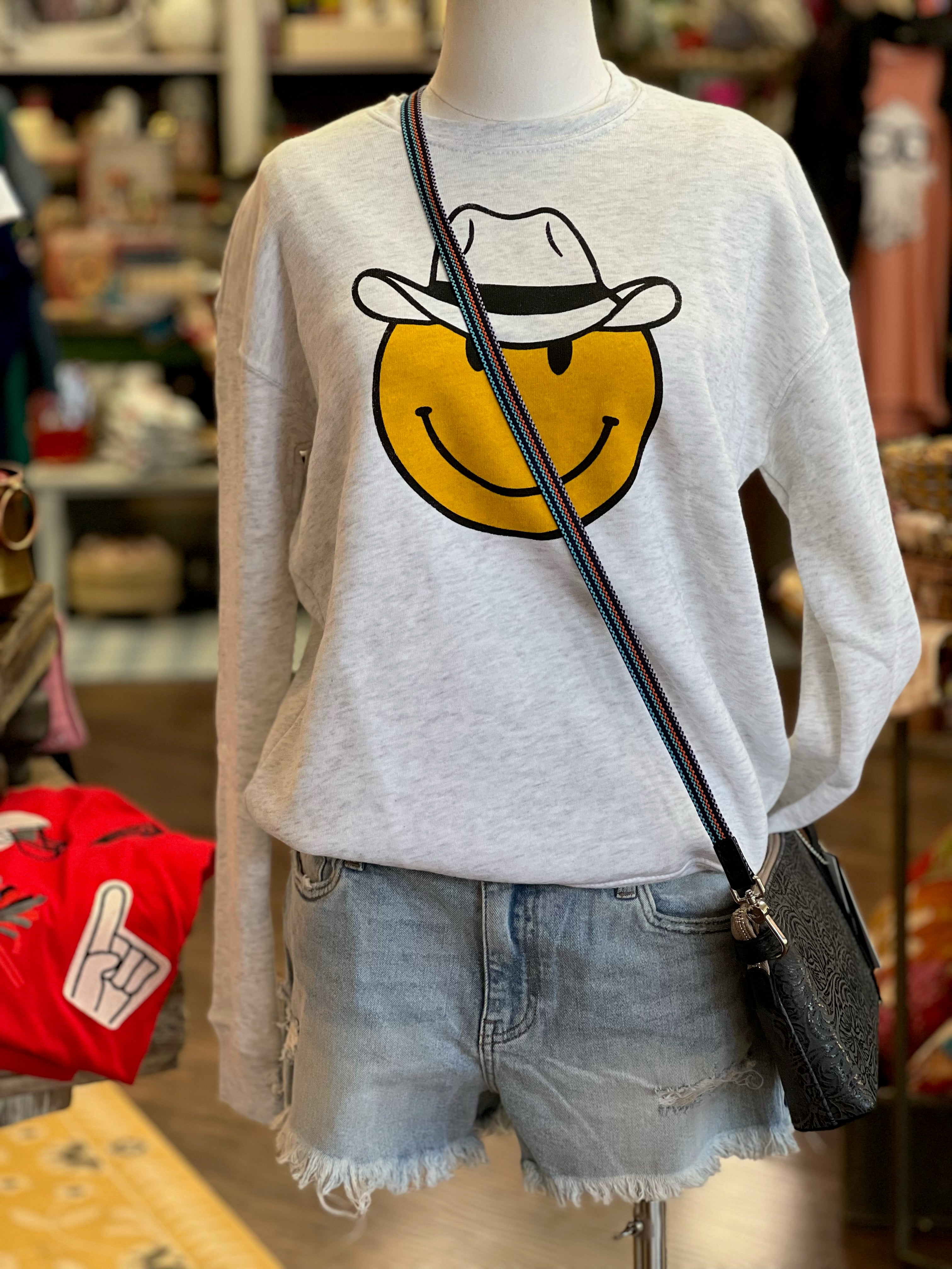 Cowboy Smiley Sweatshirt