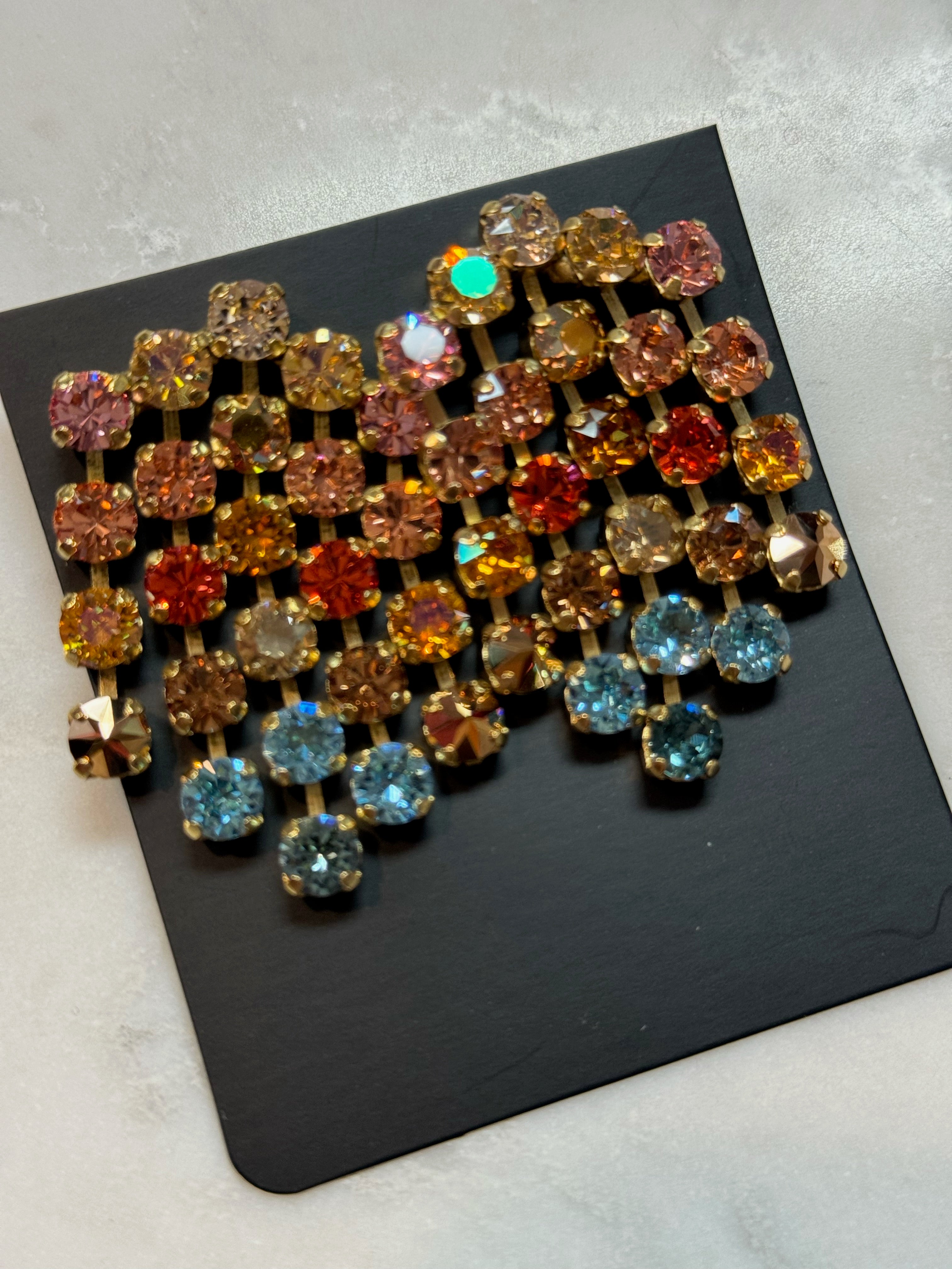 Swarovski Crystal Earrings (Blues or Pinks)