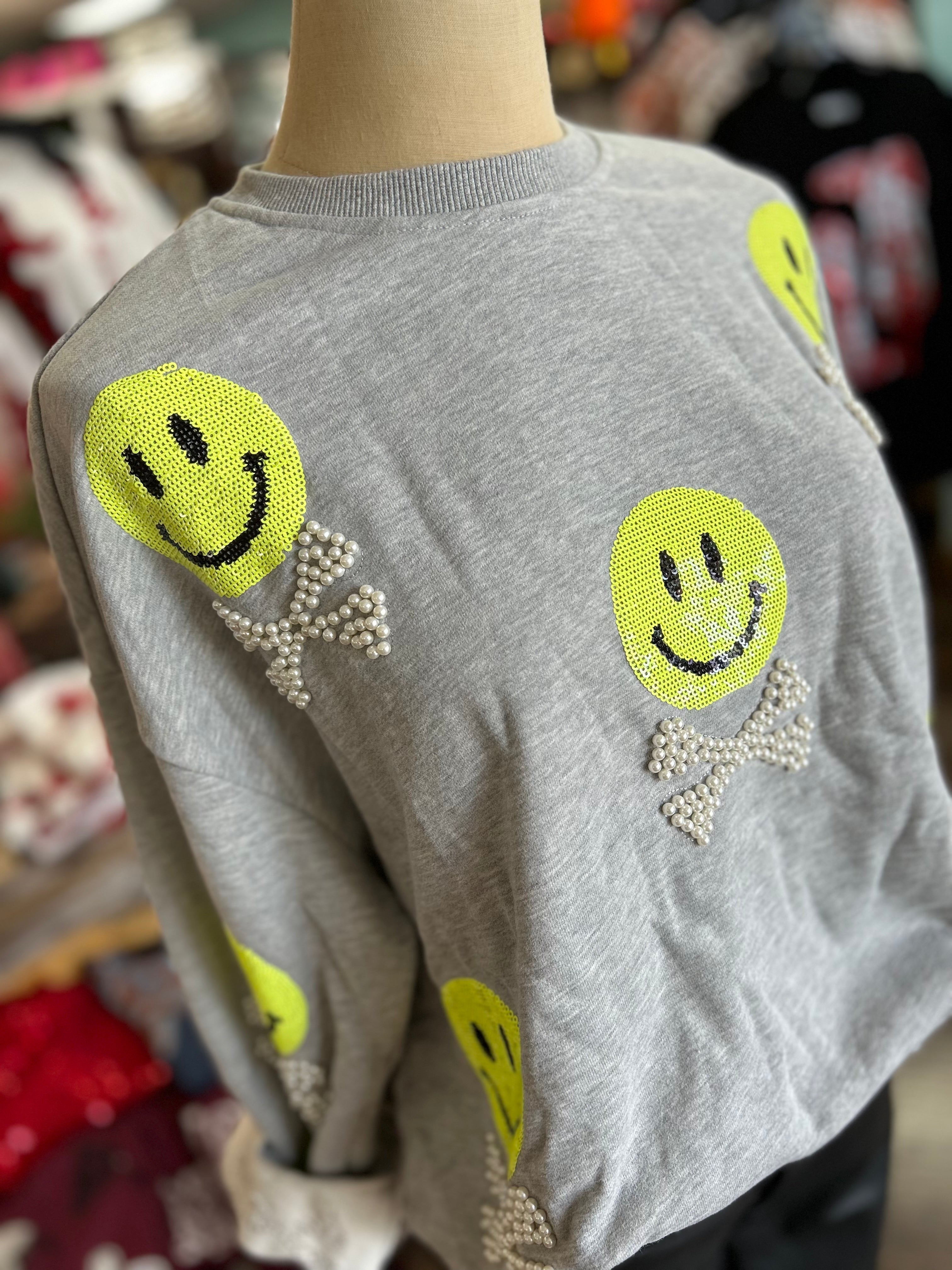 Queen of Smiley Sweatshirt