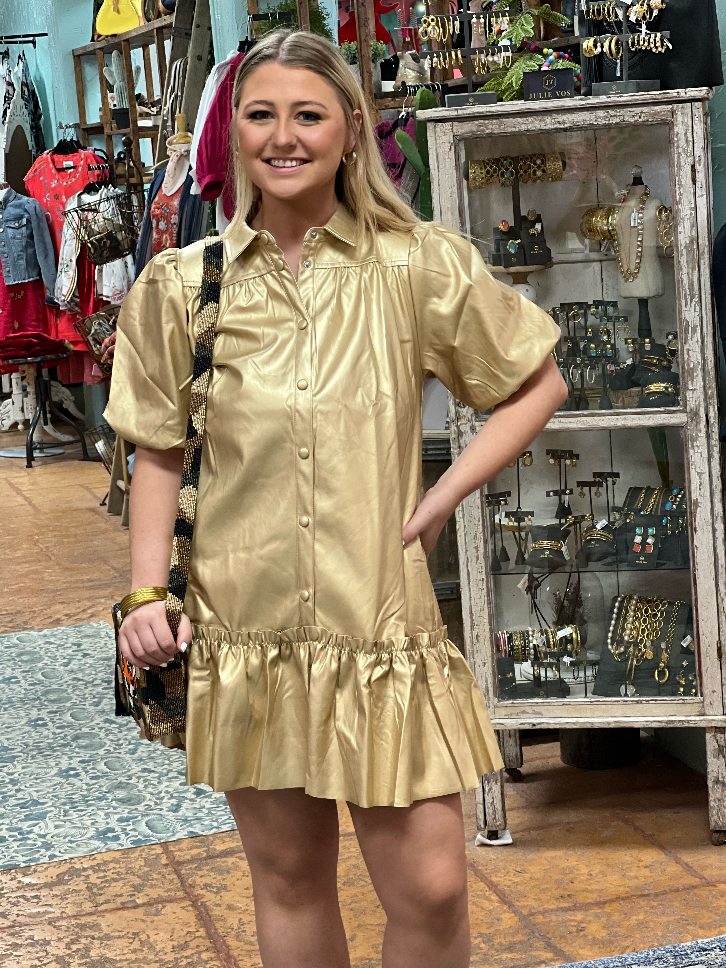 Golden Girl Dress
