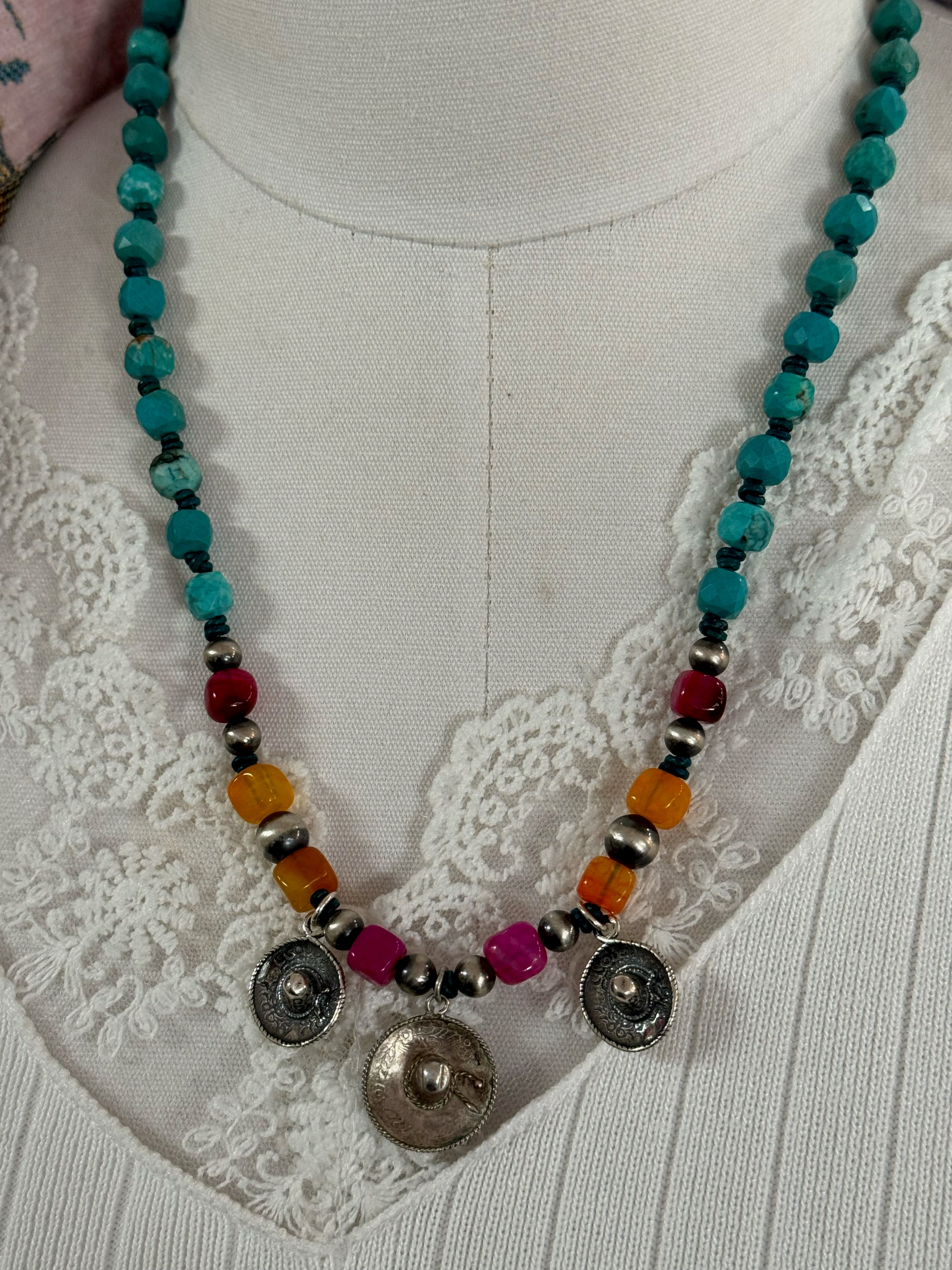Colorful Sombrero Necklace