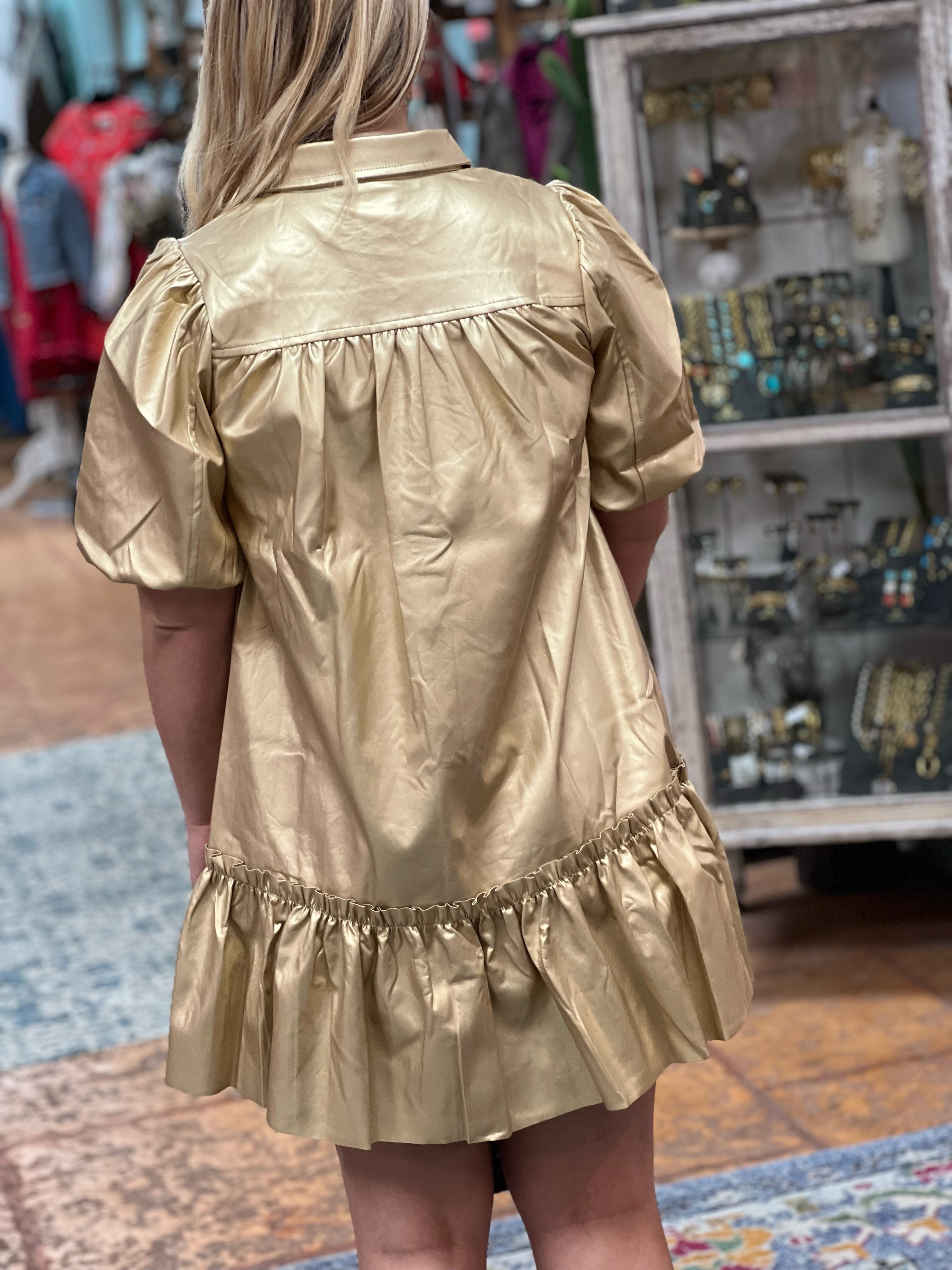 Golden Girl Dress