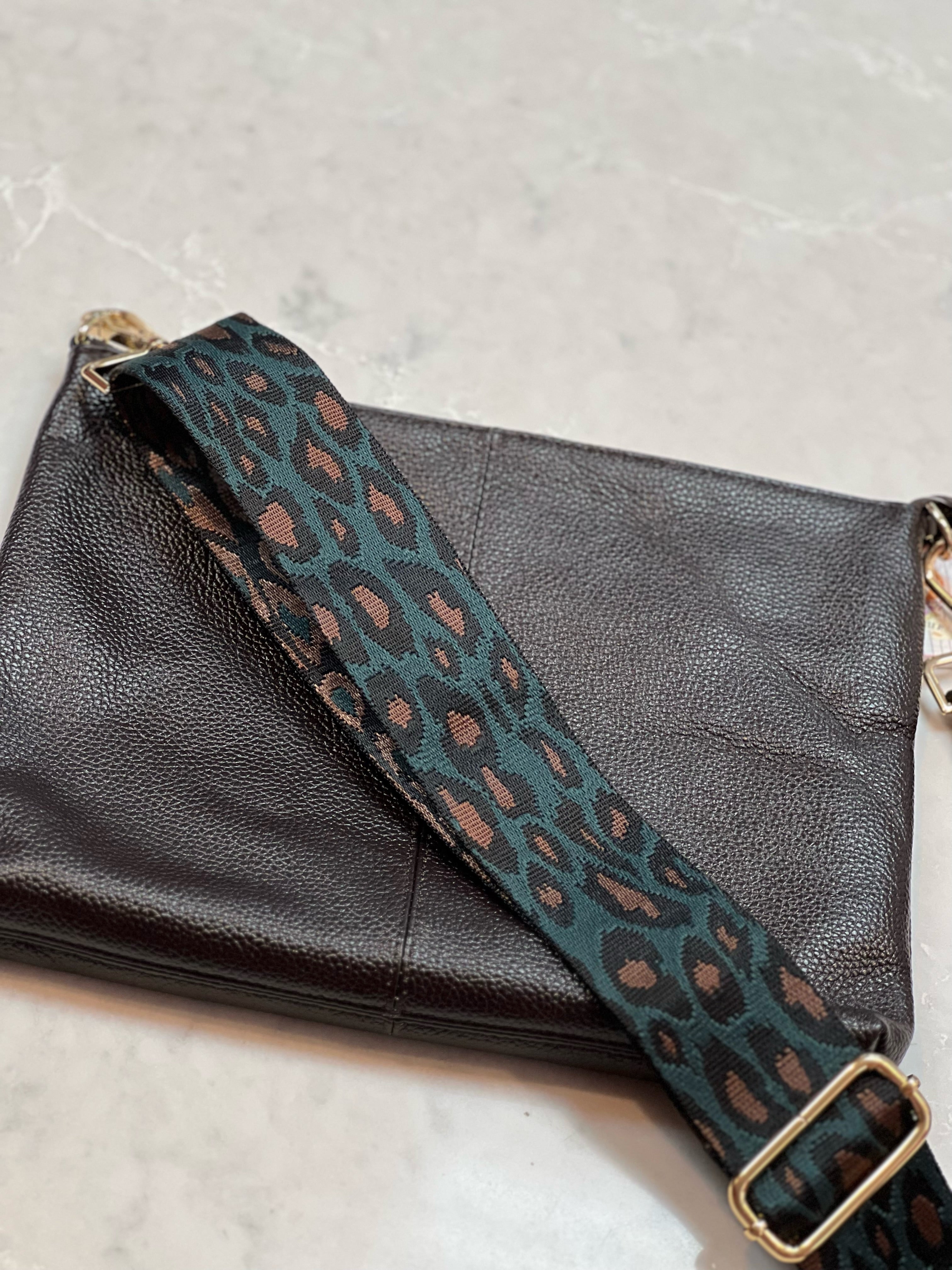 Brown Purse & Cheetah Strap