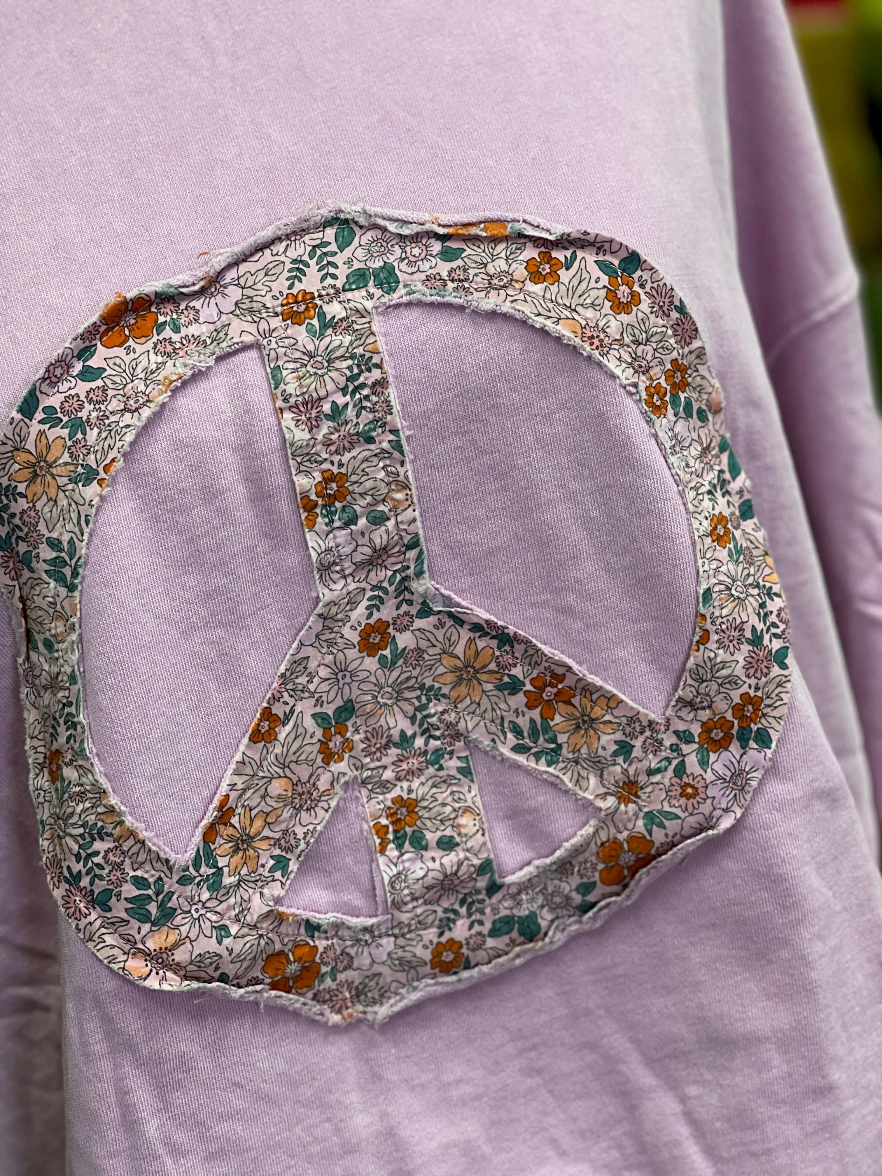 Peace and Flowers Top