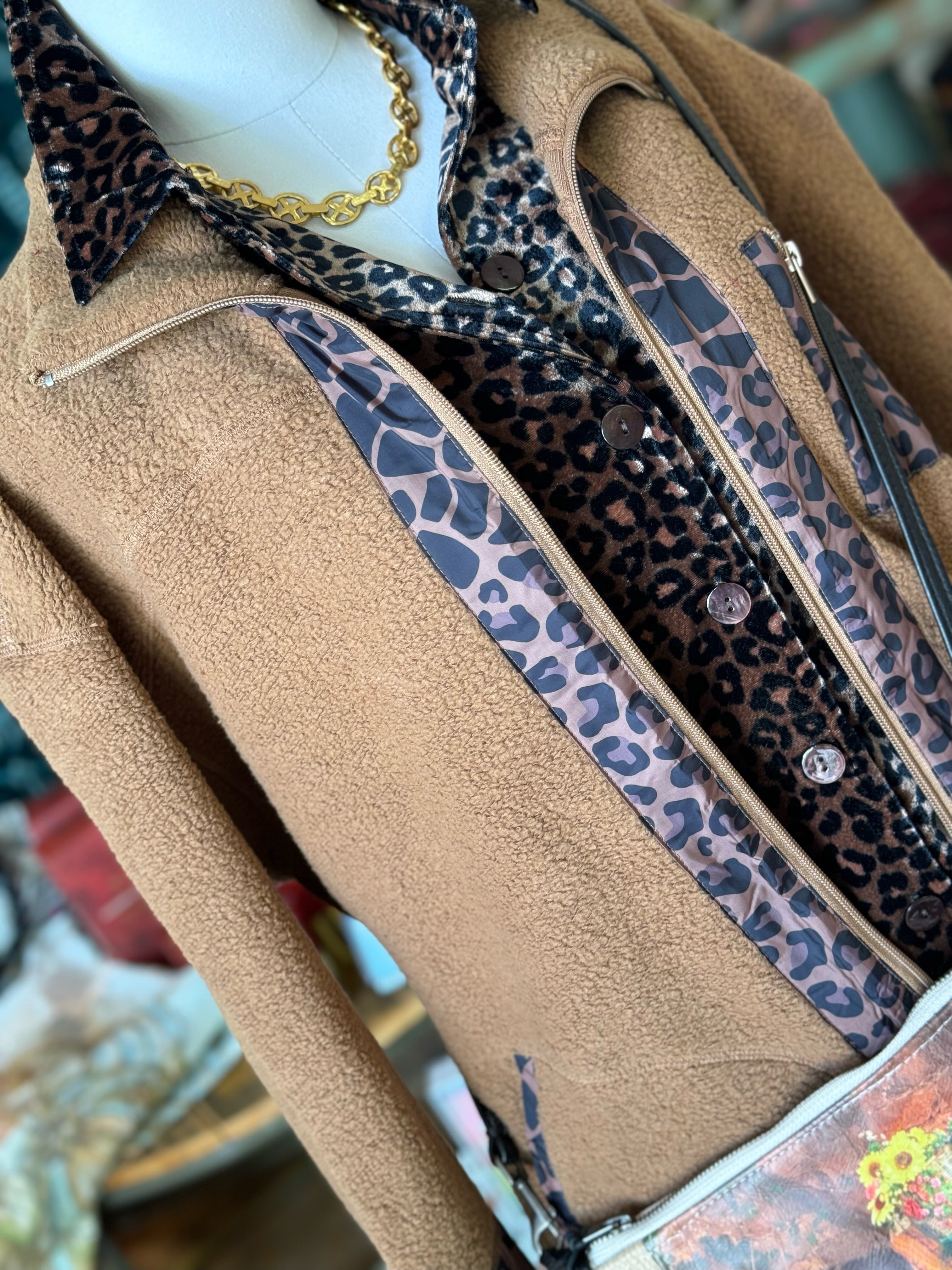 Cheetah Fleece Jacket