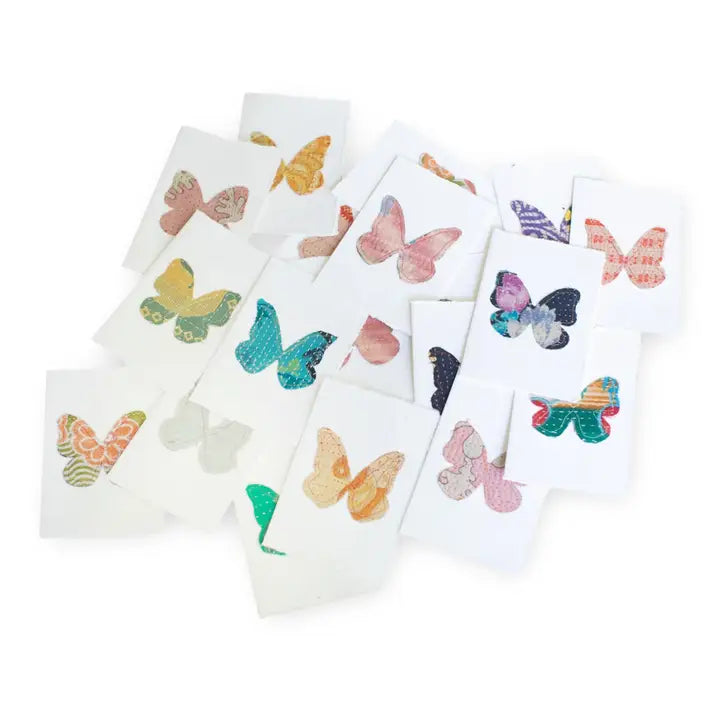 Kantha Butterfly Card-Variety
