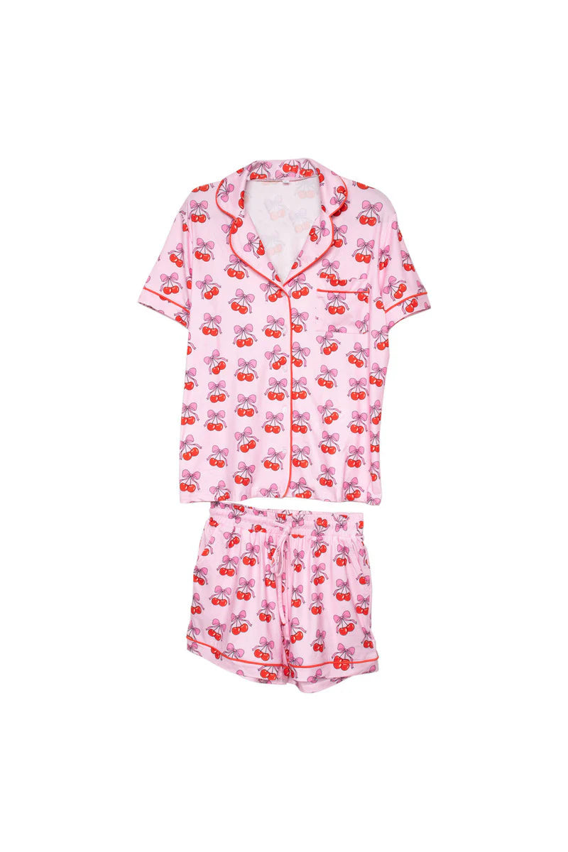 Cherry Bow Pajamas