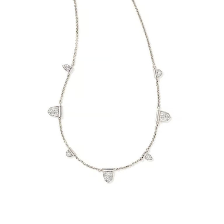Adeline Silver Strand Necklace